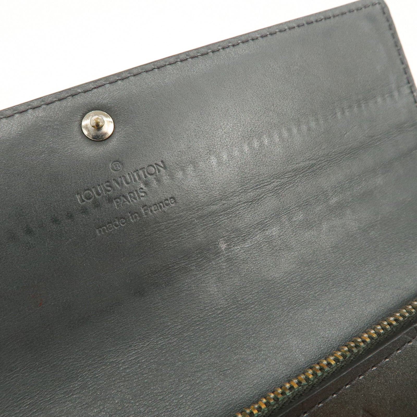 Louis Vuitton Monogram Matte Vernis Set of 2 Wallet M93530/M65142
