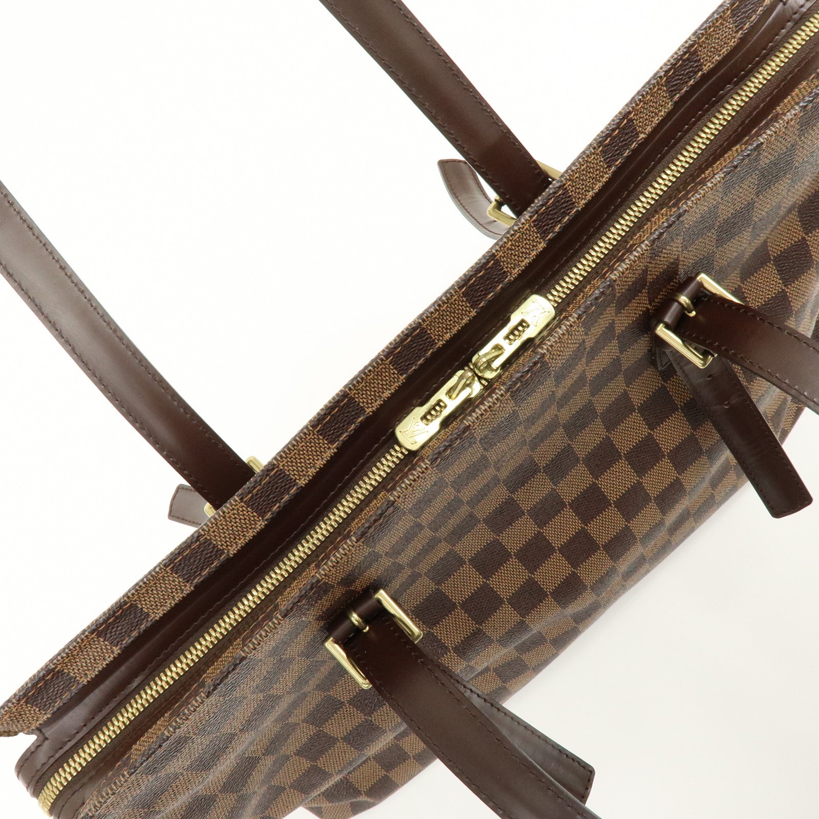 Louis Vuitton Damier Ebene Chelsea Canvas Shoulder Bag N51119