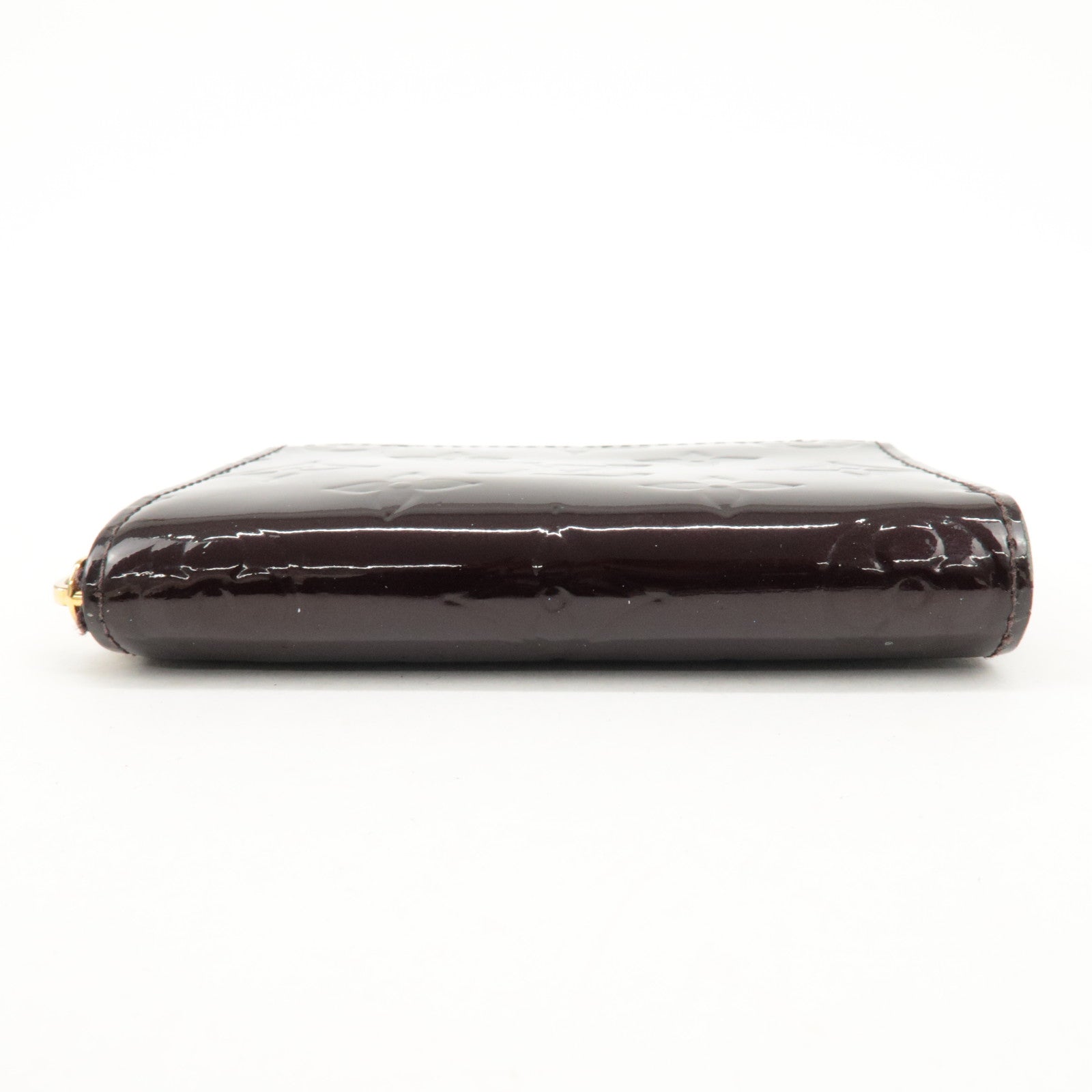 Louis Vuitton Monogram Vernis Zippy Coin Purse Amarante M93607 Used