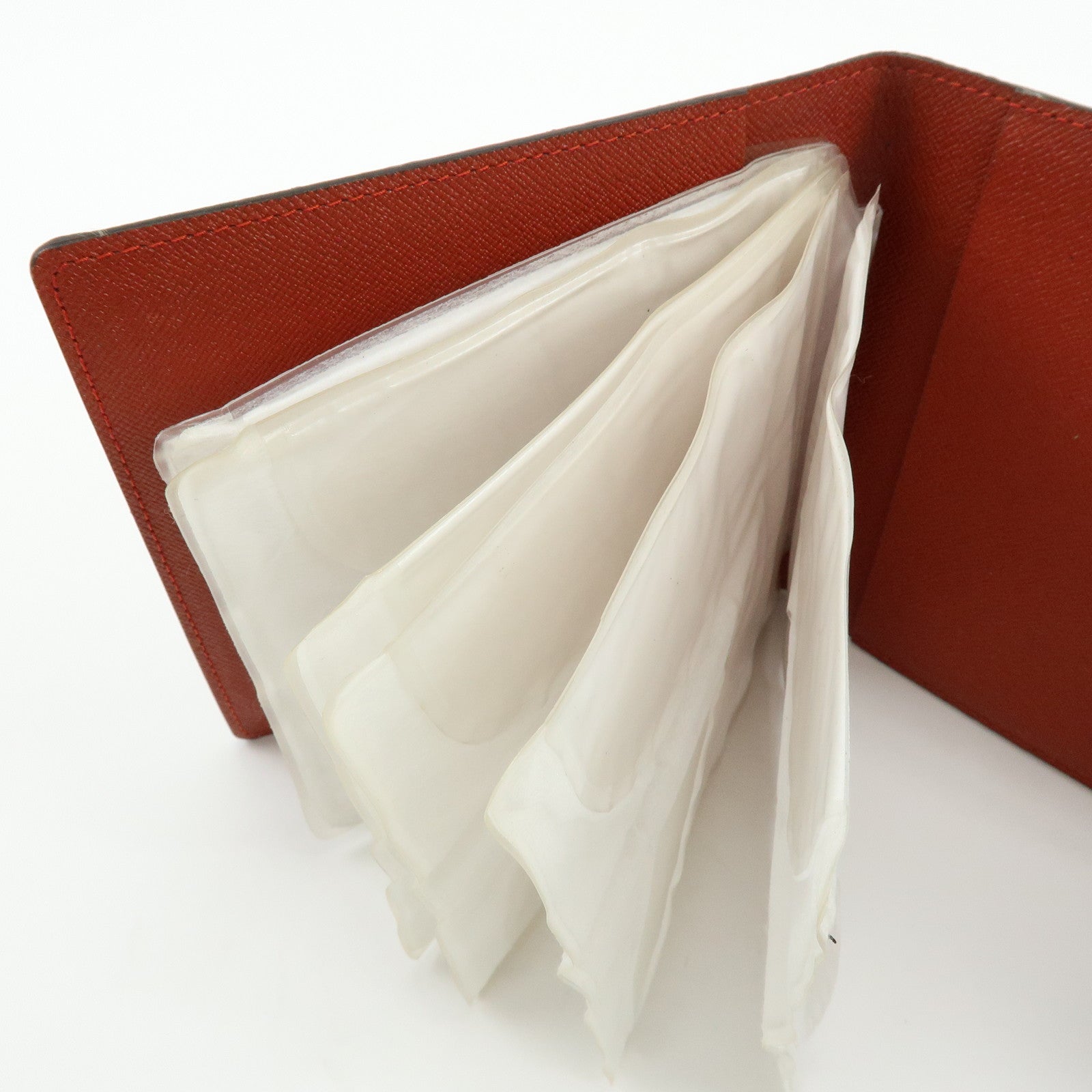 Louis Vuitton Damier Ebene Canvas Leather CD Case Holder N62935