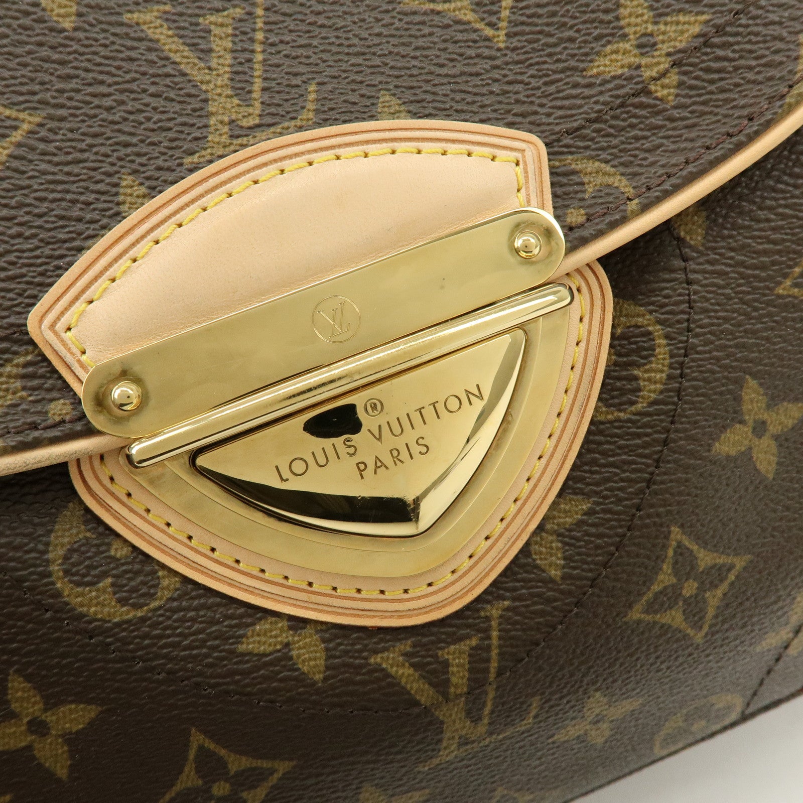 Louis Vuitton Monogram Beverly MM Shoulder Bag Brown M40121