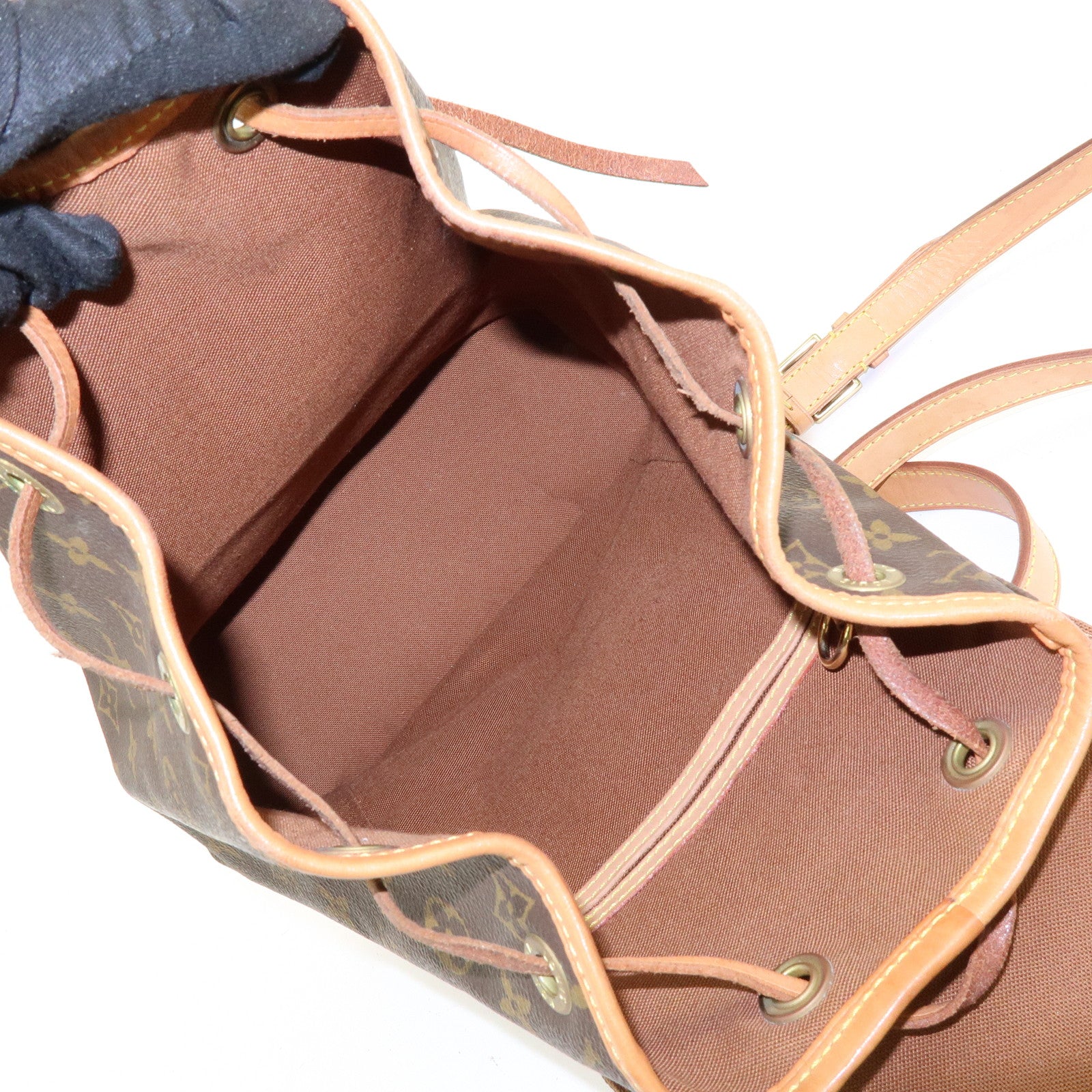 Louis Vuitton Monogram Montsouris MM Backpack Brown M51136