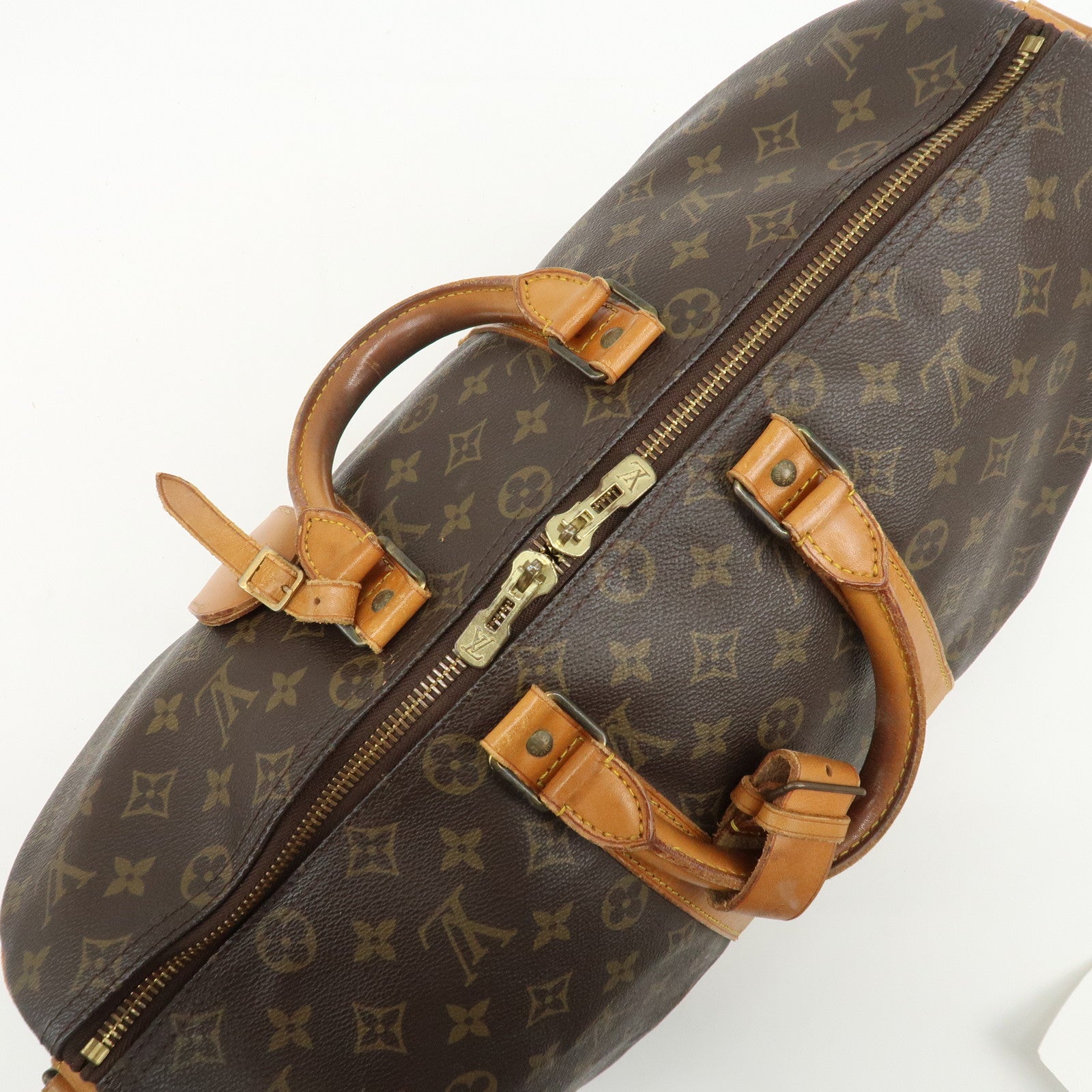 Louis Vuitton Monogram Keep All 45 Boston Bag Travel Bag M41428