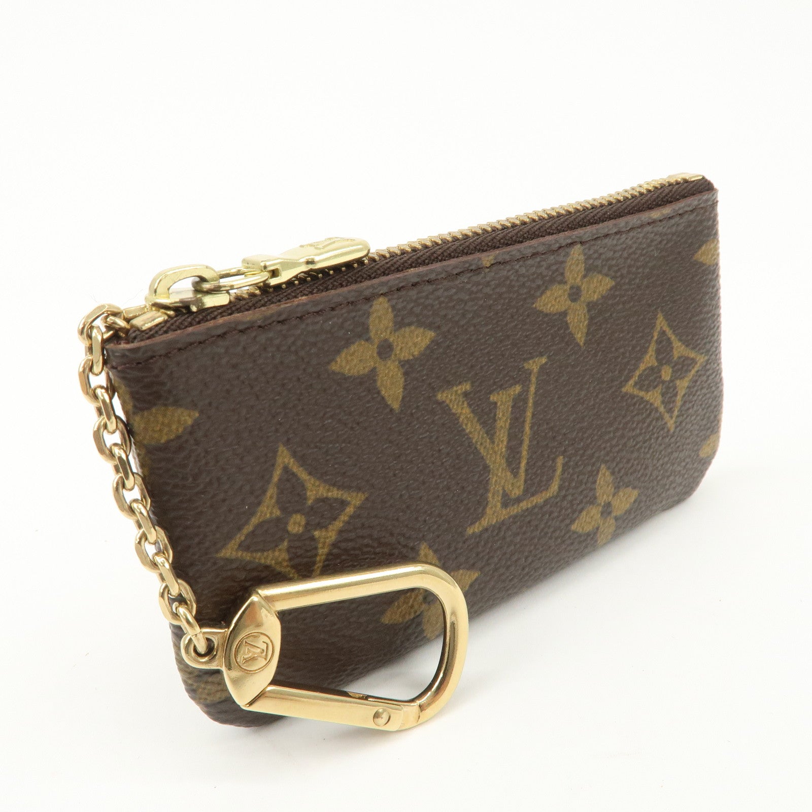 Louis Vuitton Monogram Pochette Cles Coin Case Key Case M62650