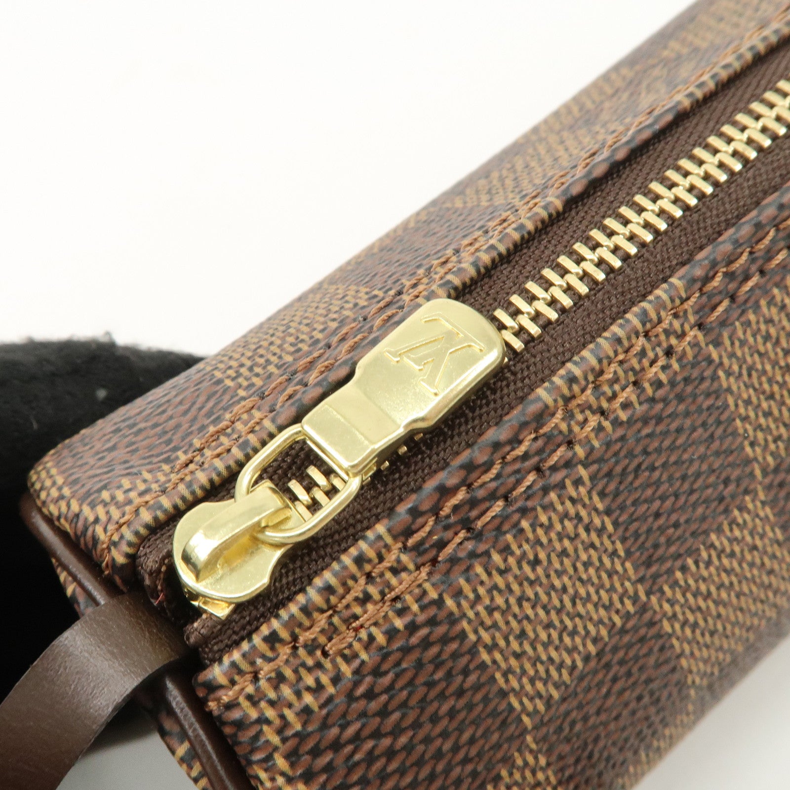 Louis Vuitton Damier Mini Pouch for Papillon Bag Damier Ebene Used