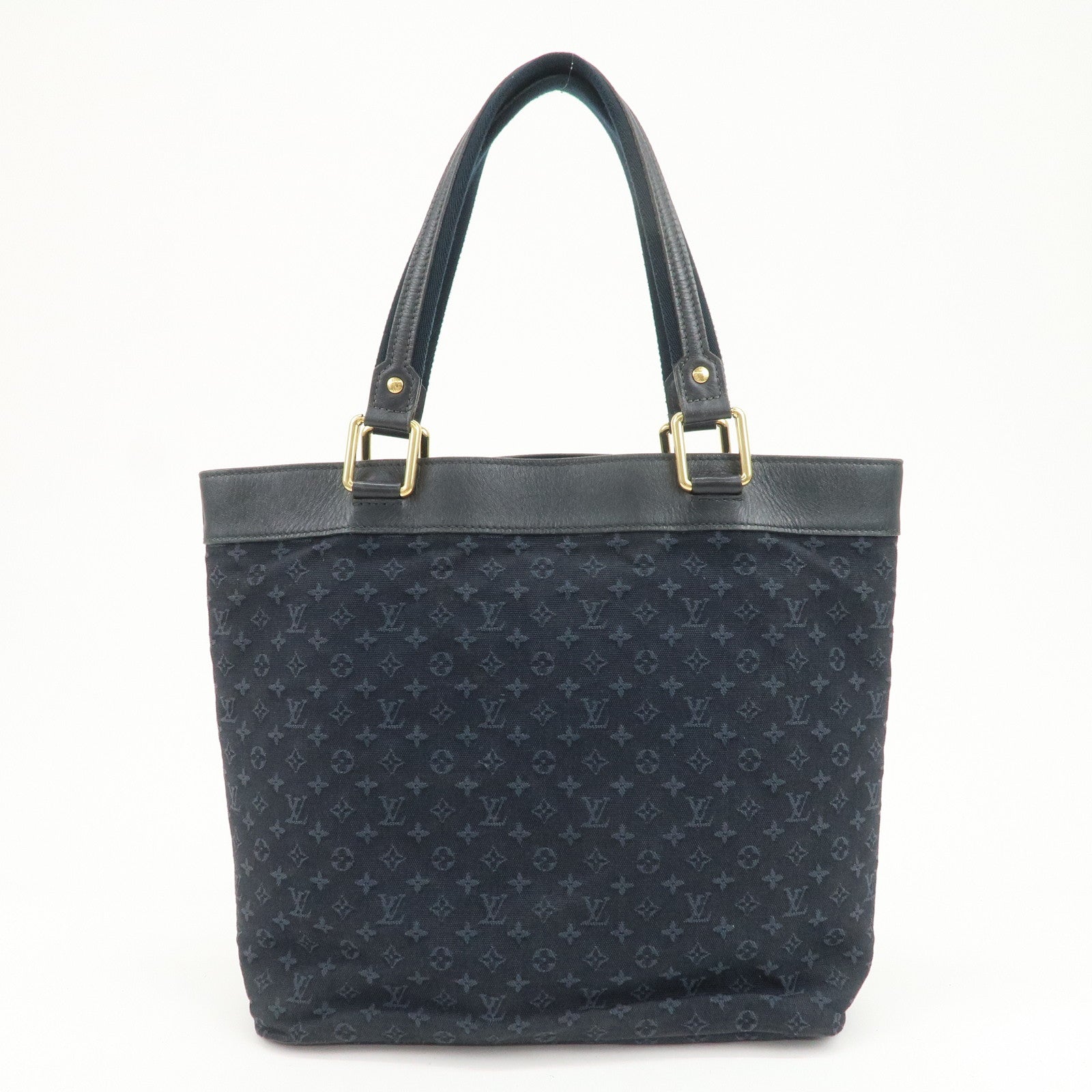 Louis Vuitton Monogram Mini Canvas Lucille GM Tote Bag Blue M92679