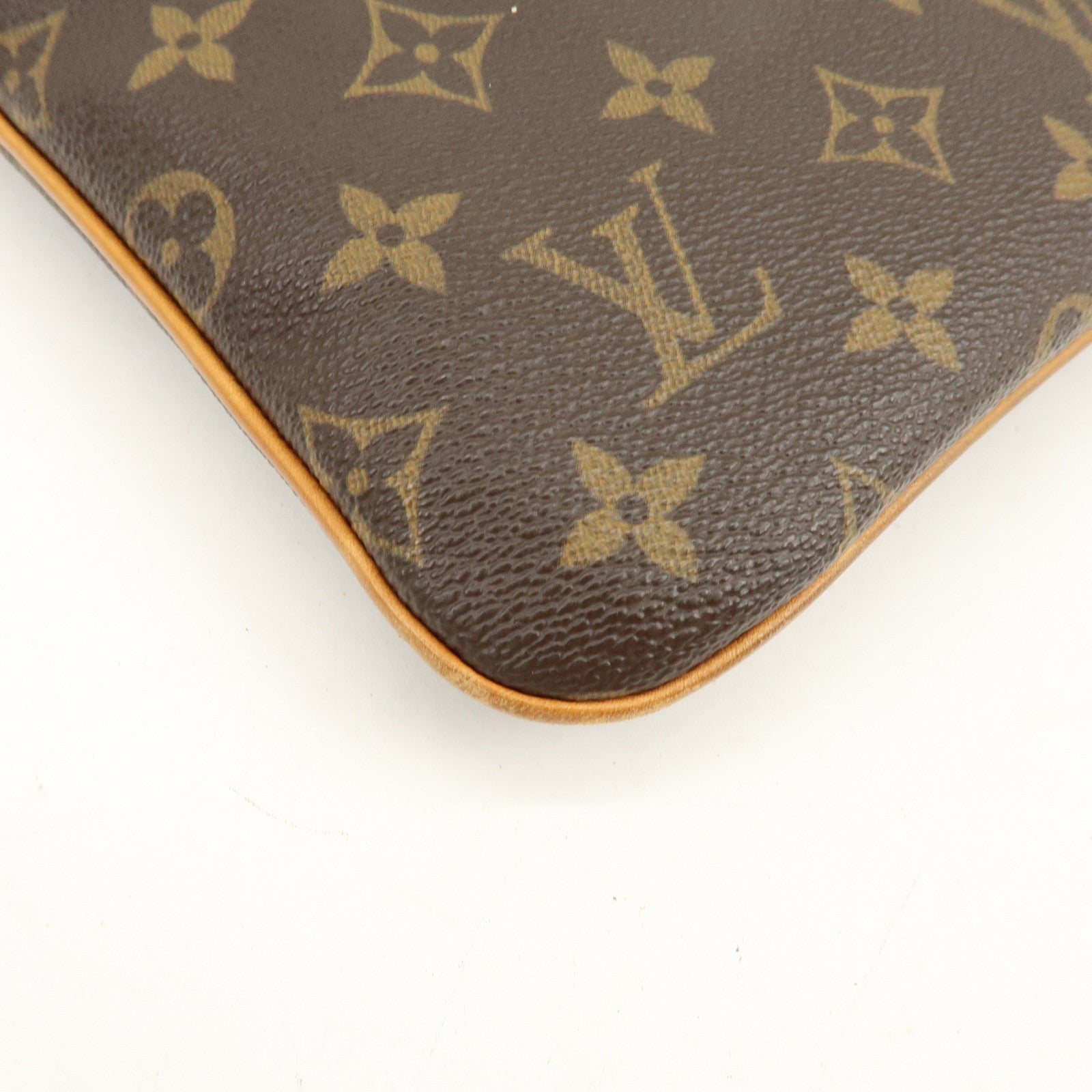 Louis Vuitton Monogram Pochette Valmy Shoulder Bag Brown M40524