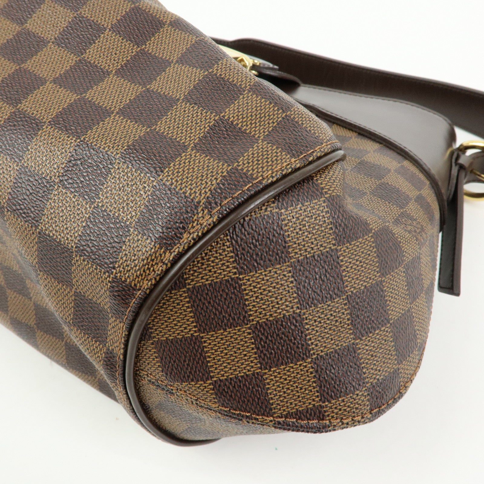 Louis Vuitton Damier Ebene Sistina GM Shoulder Bag Brown N41540