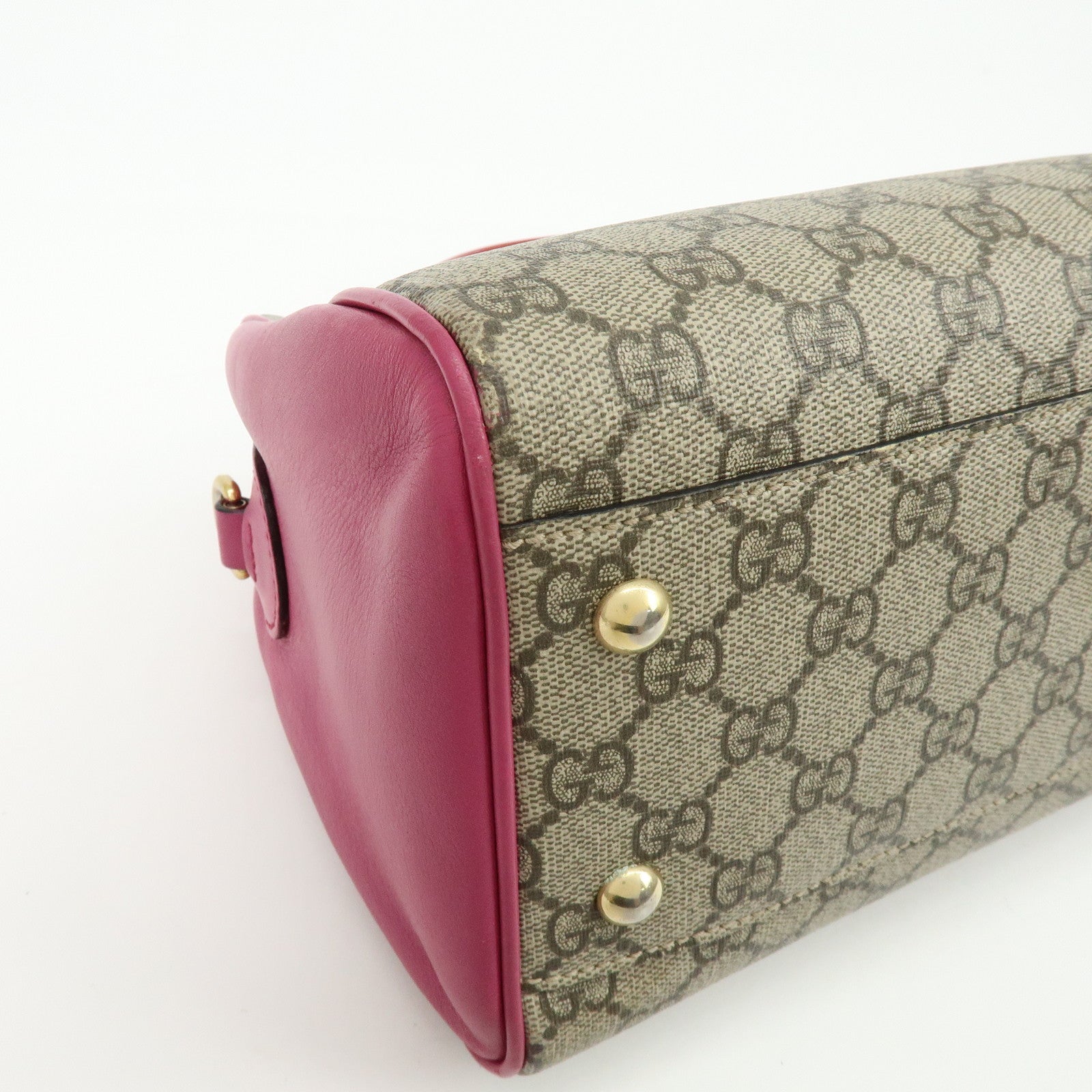 GUCCI GG Supreme Leather 2Way Bag Hand Bag Shoulder Bag 409529
