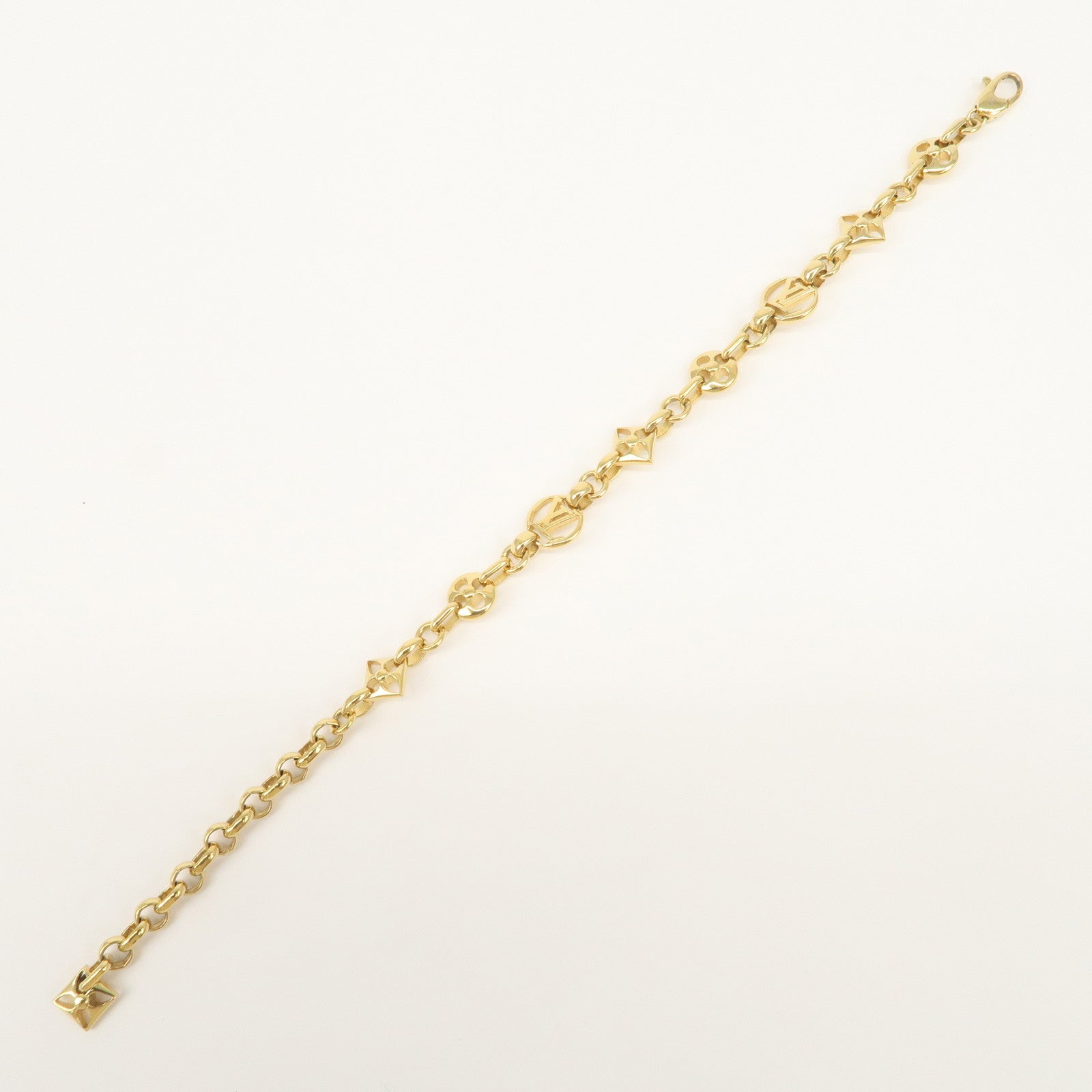 Louis Vuitton Monogram Crazy In Rock Bracelet Gold M00376