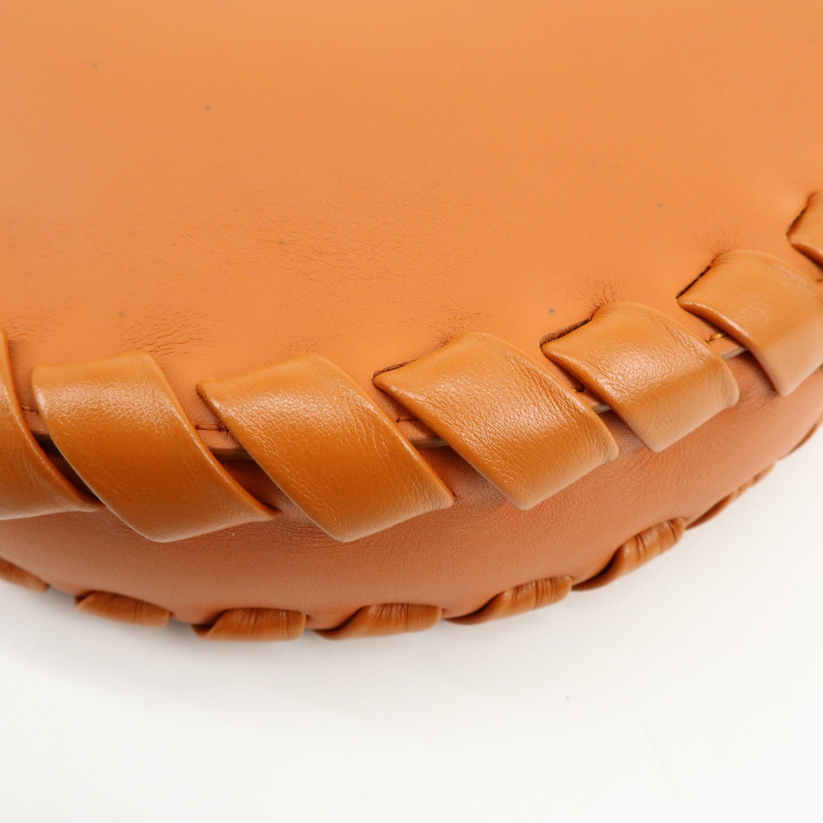 Chloe Mate Leather Shoulder Bag Crossbody Bag Orange