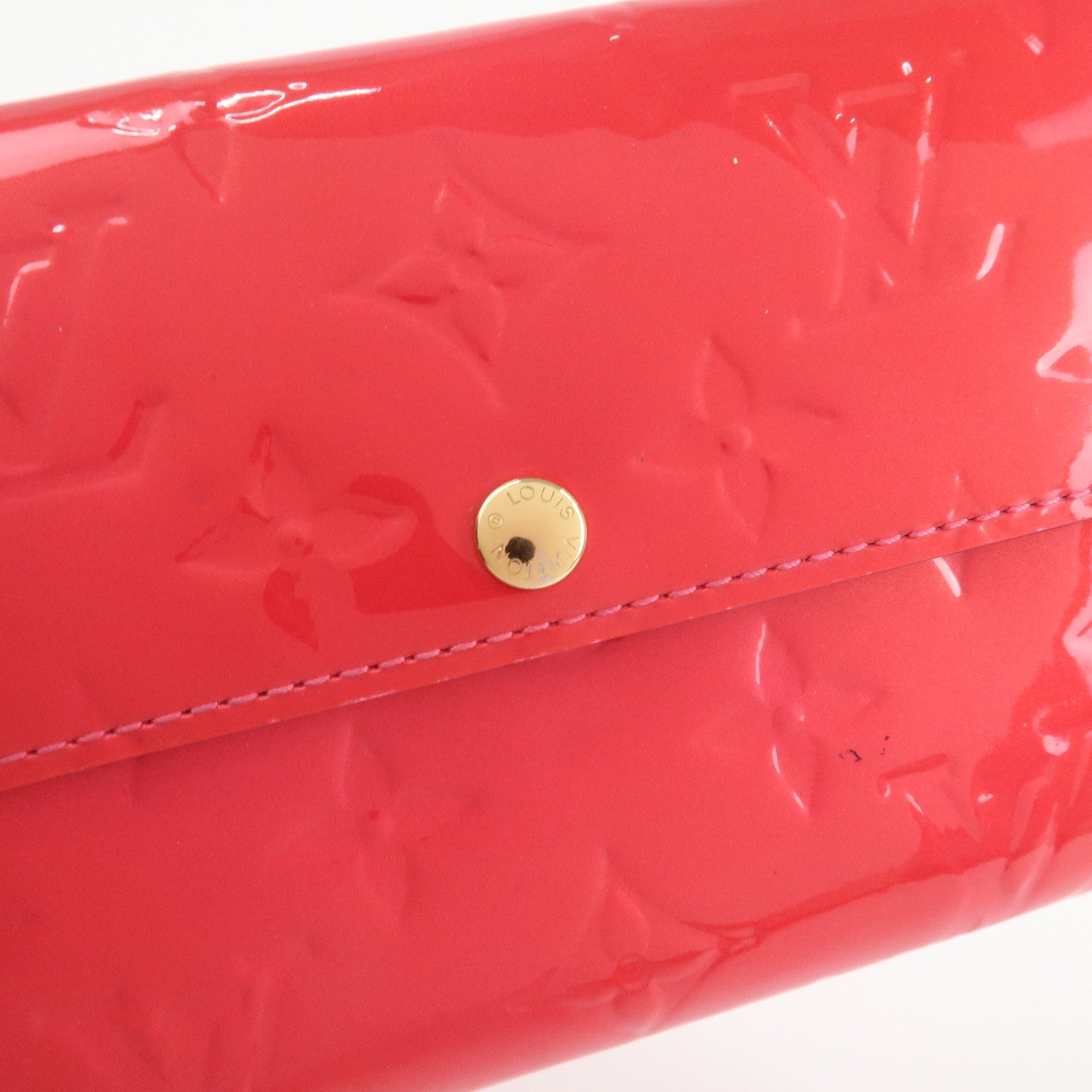 Louis Vuitton Monogram Vernis Portefeuille Sarah Long Wallet M93633 Used