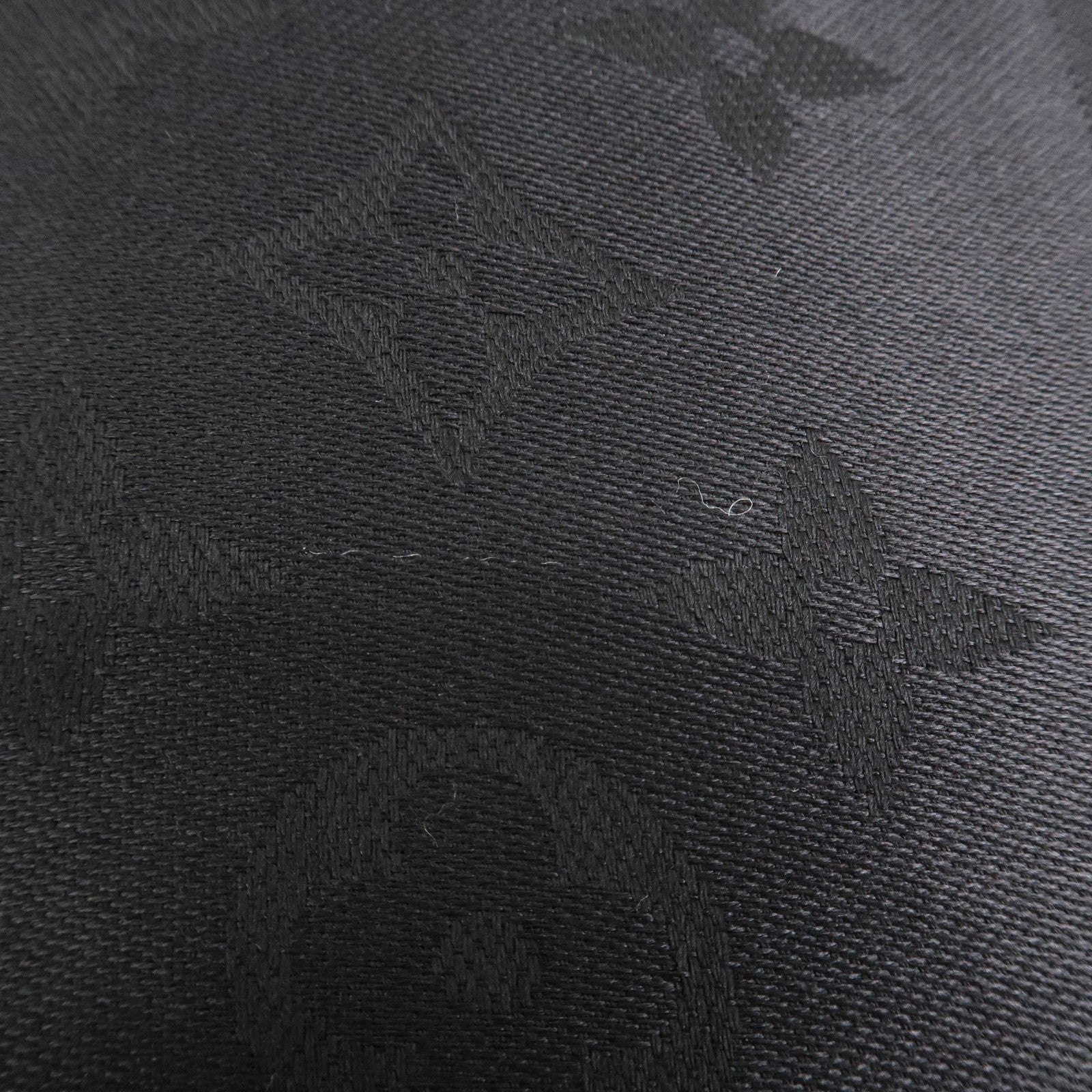 Louis Vuitton Monogram Silk Wool Shawl Anthracite Black M74752