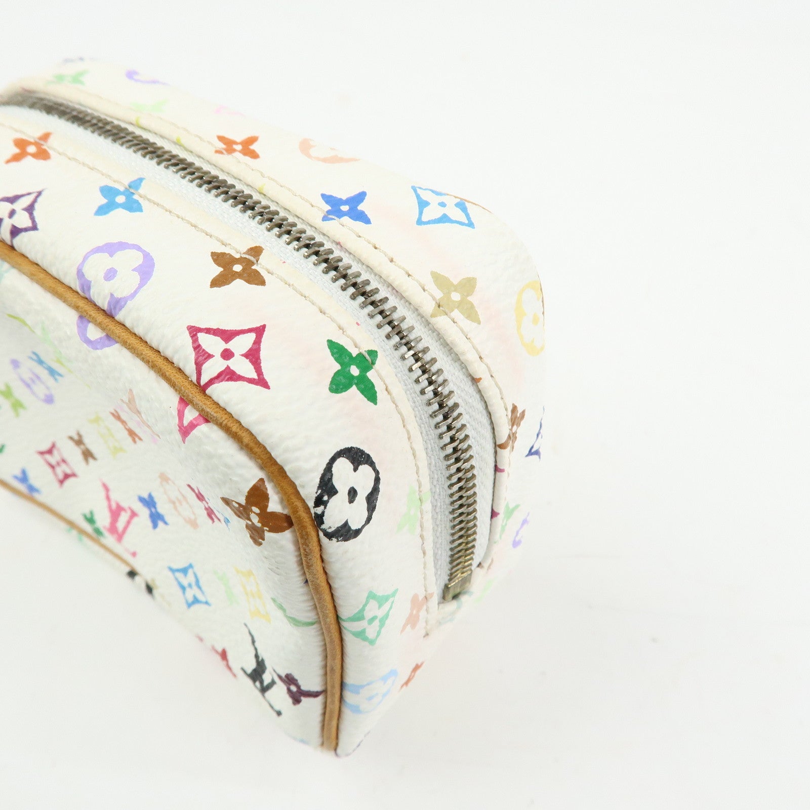 Louis Vuitton Monogram Multicolor Trousse Wapity Pouch Blanc M58033