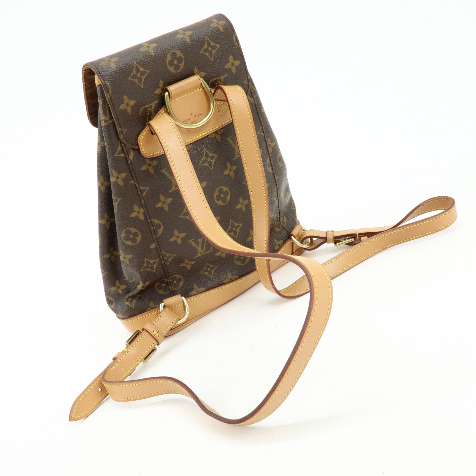 Louis Vuitton Monogram Montsouris MM Backpack Brown M51136