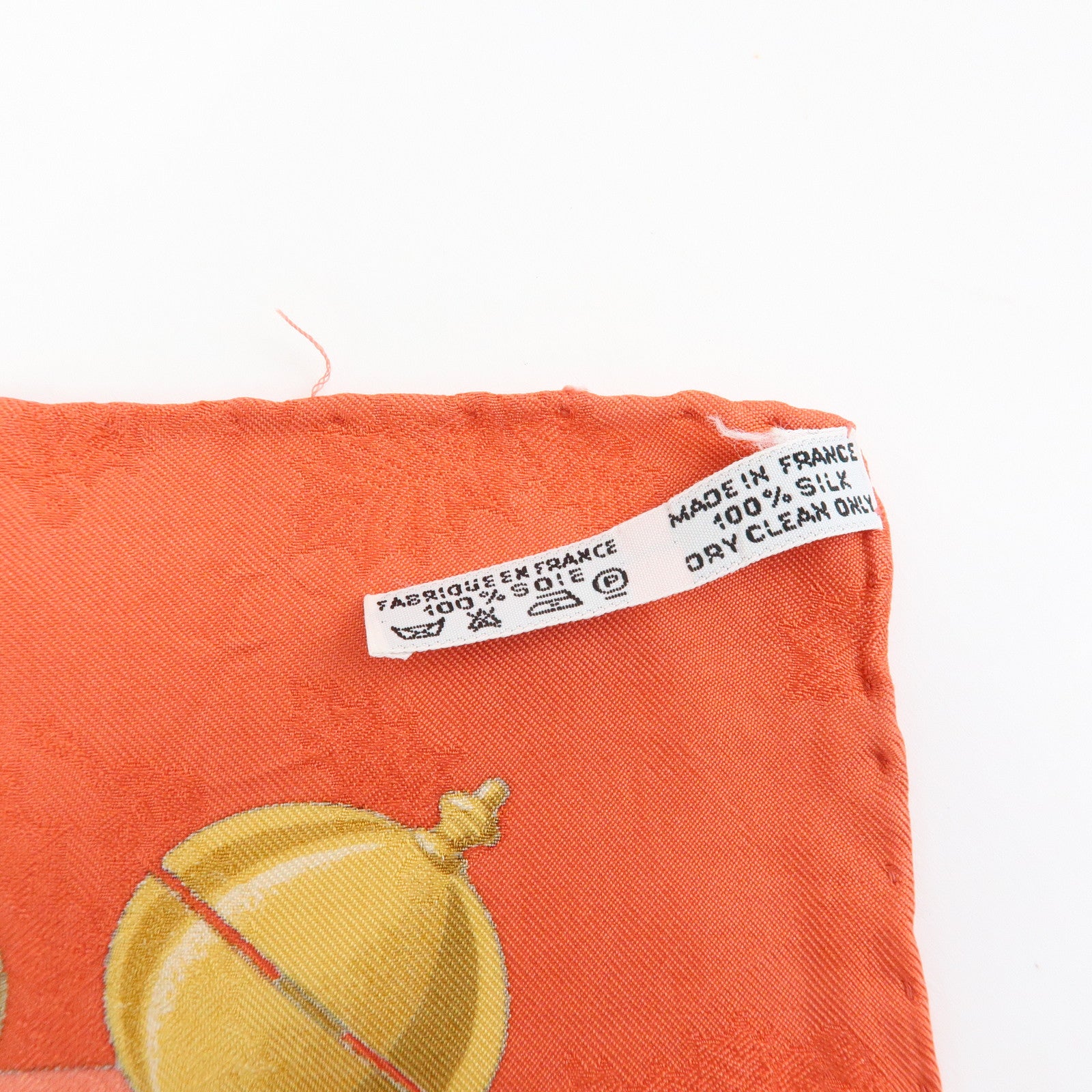 HERMES Carre 90 Set of 2 Silk 100% Scarf Pink Yellow Green