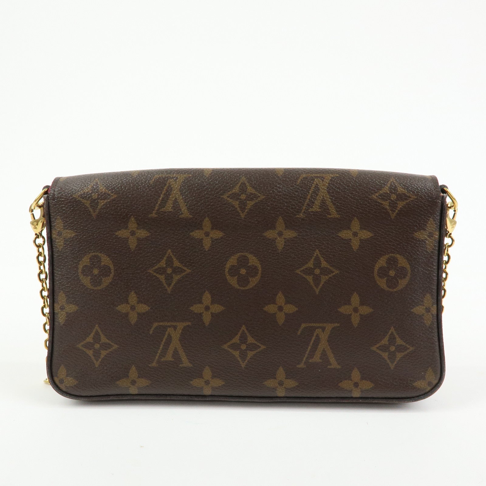 Louis Vuitton Monogram Pochette Felicie Shoulder Bag Brown M61276