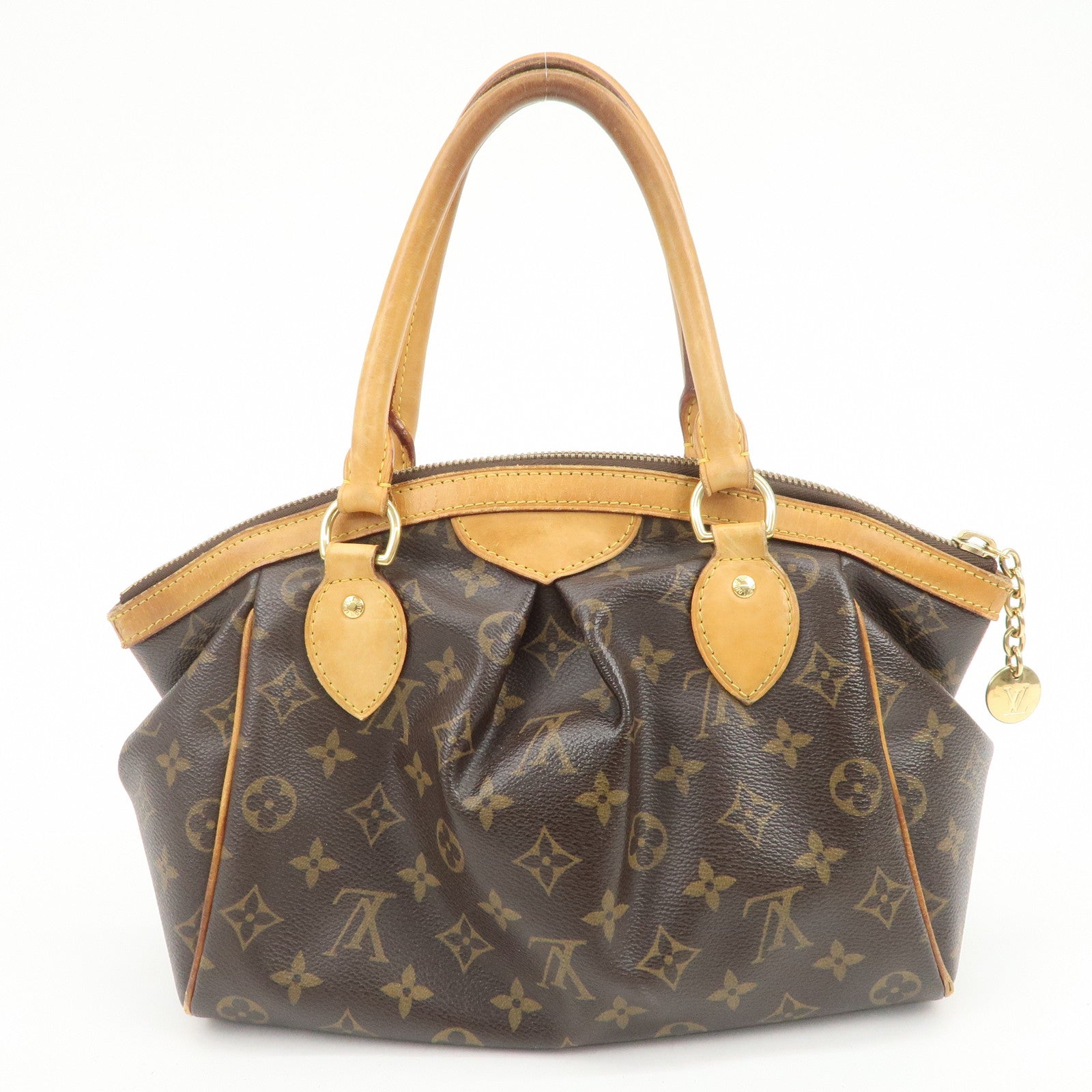 Louis Vuitton Monogram Tivoli PM Hand Bag Shoulder Bag Brown M40143