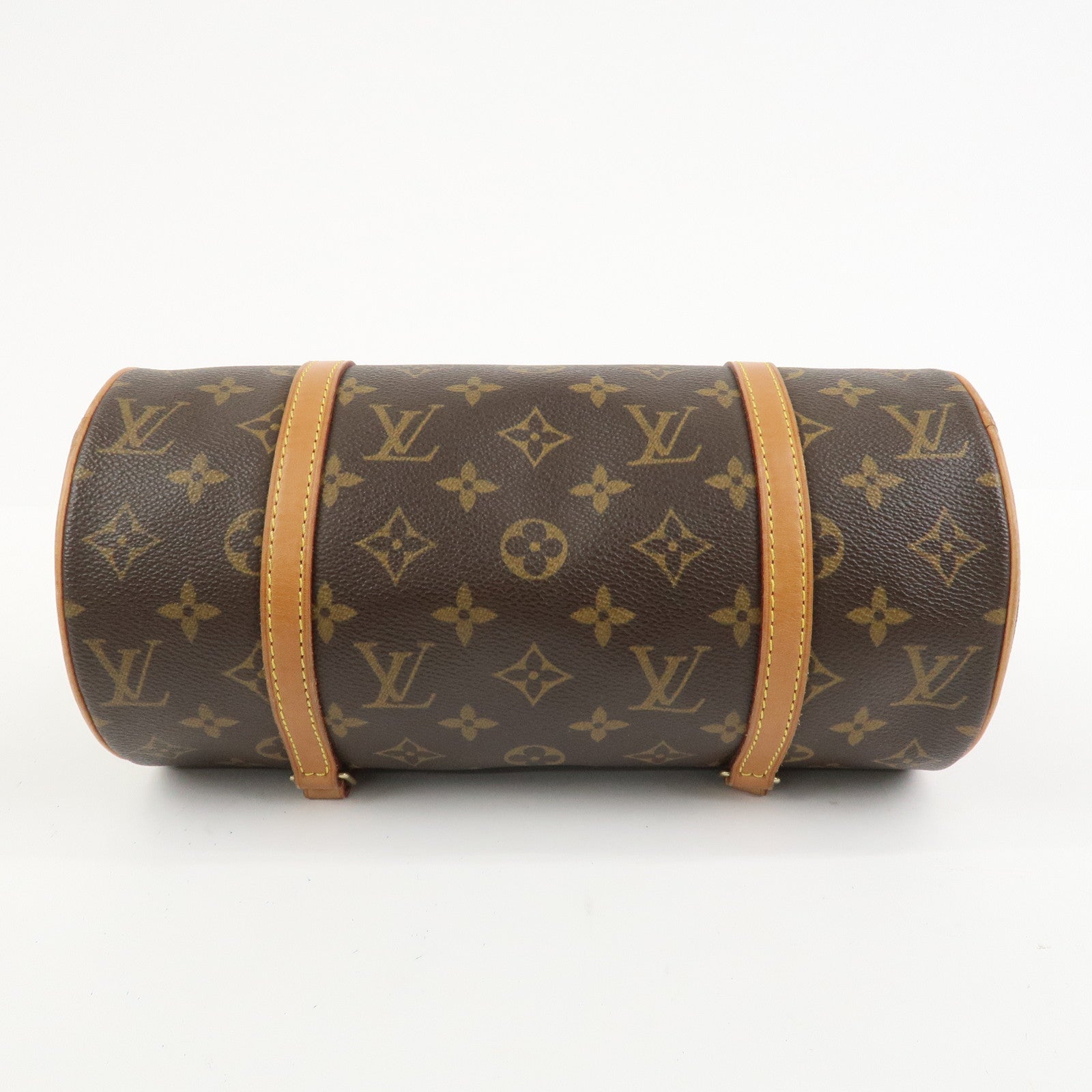 Louis Vuitton Monogram Papillon 26 Hand Bag Brown M51386