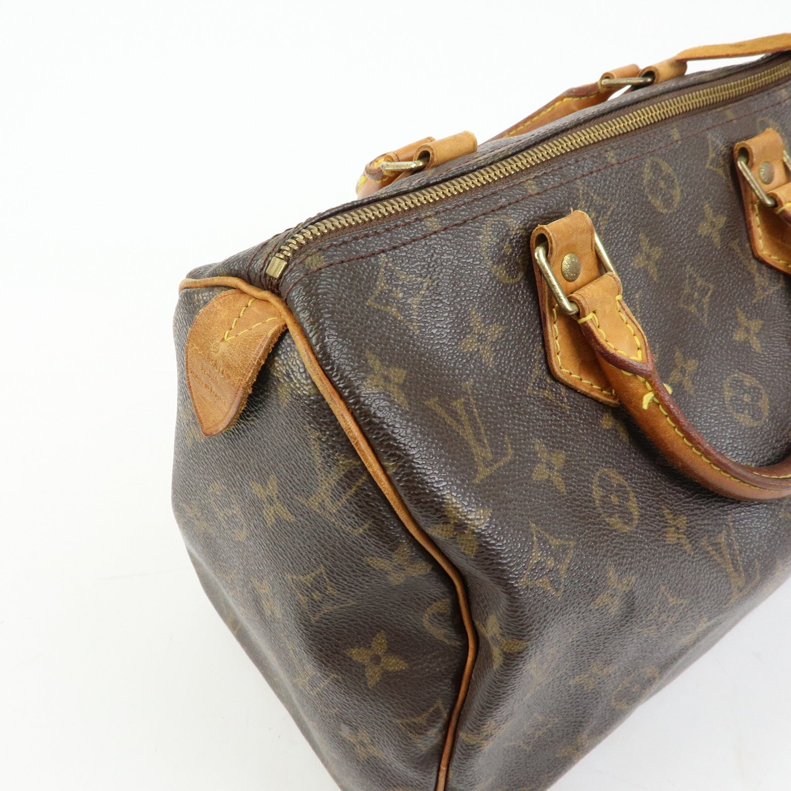Louis Vuitton Monogram Speedy 30 Boston Bag Hand Bag Brown M41526