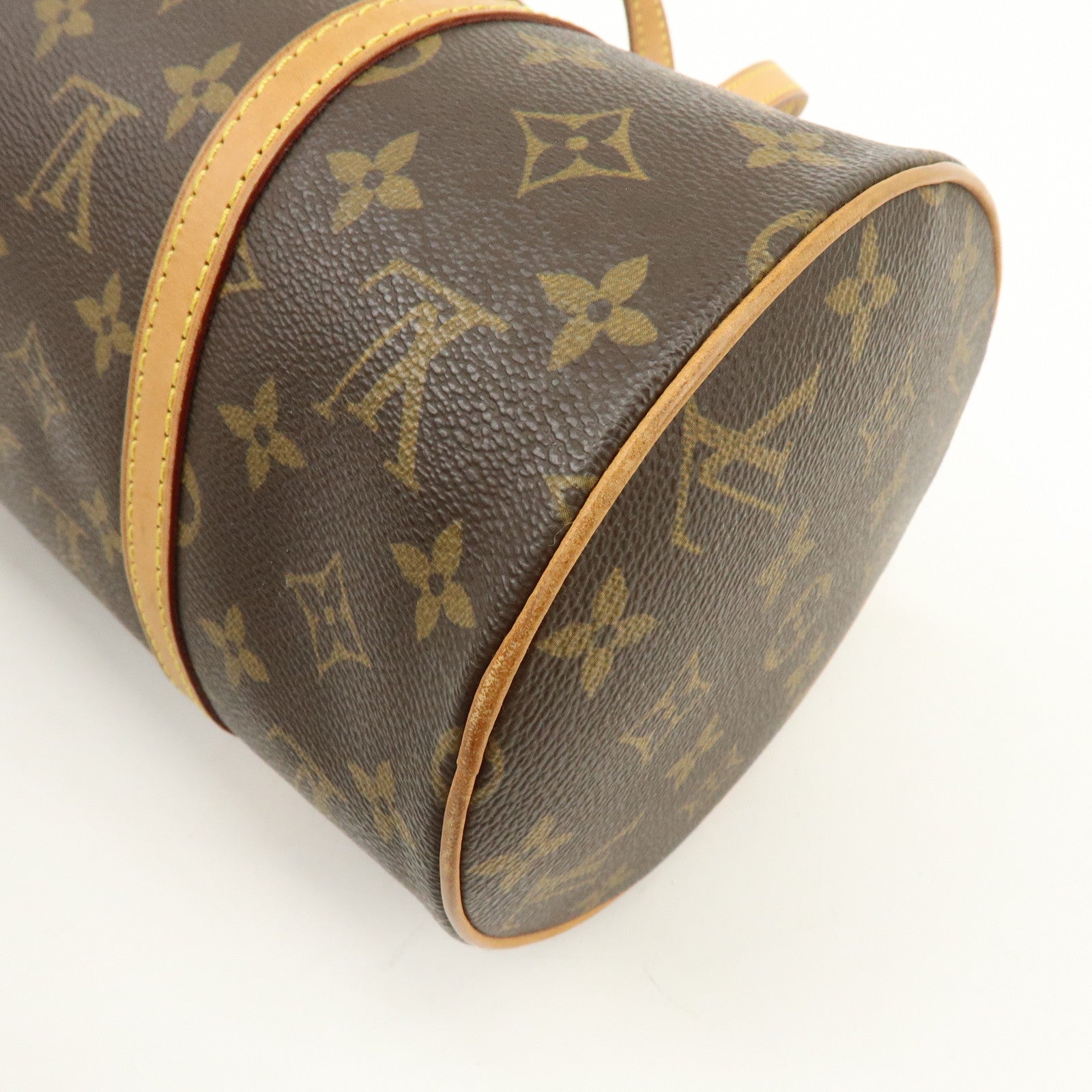 Louis Vuitton Monogram Papillon 30 Hand Bag Brown M51385