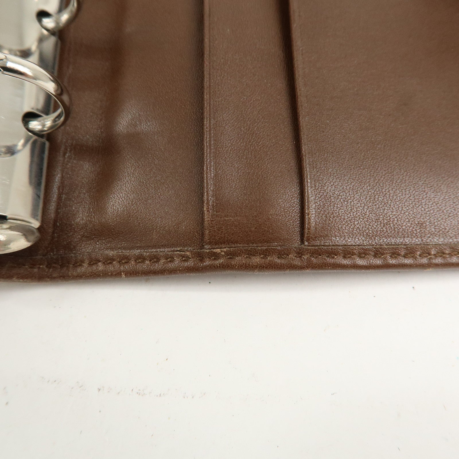 GUCCI GG Canvas Leather Agenda Cover Pink Brown 031.3661.1069