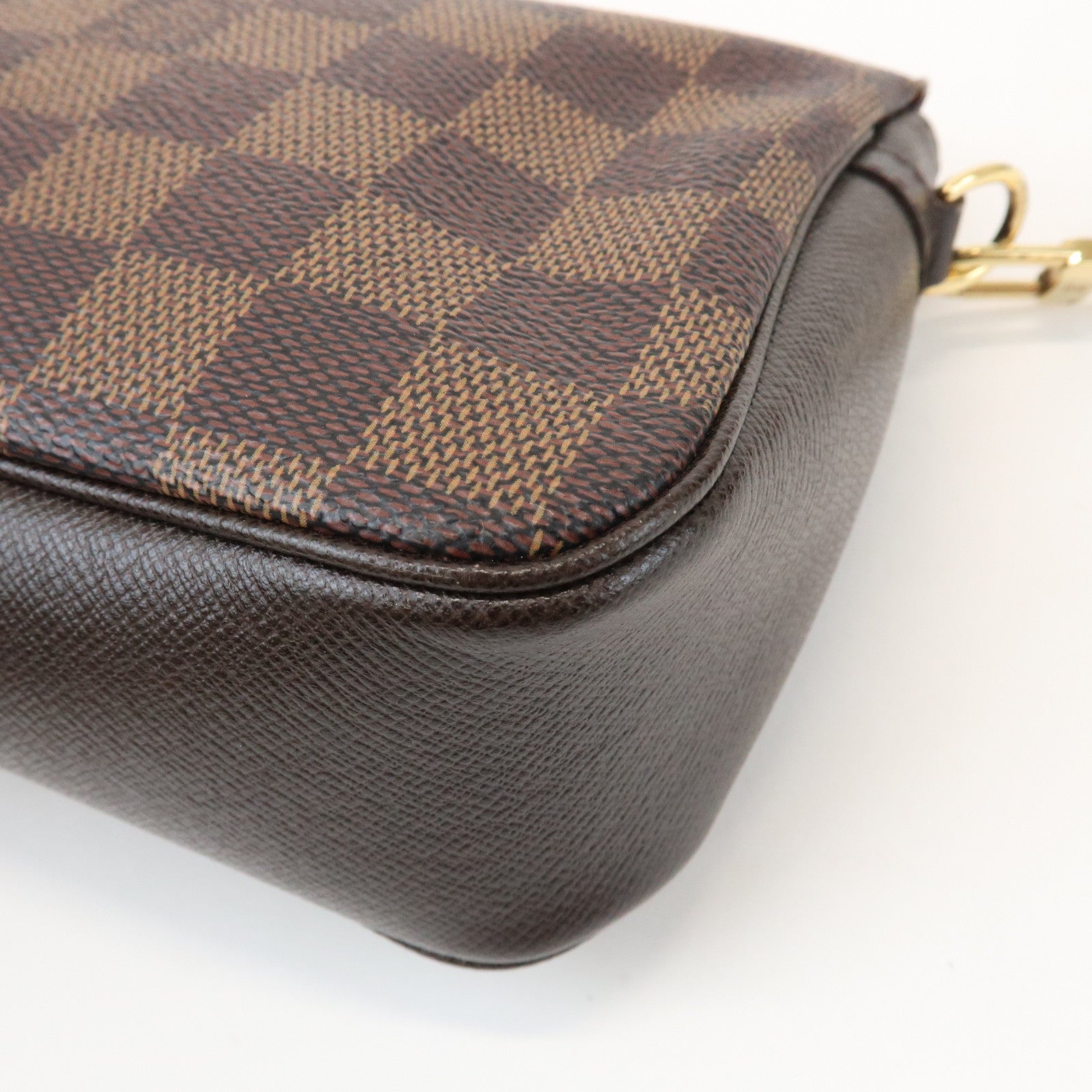 Louis Vuitton Damier Trousse Makeup Accessory Pouch Brown N51982