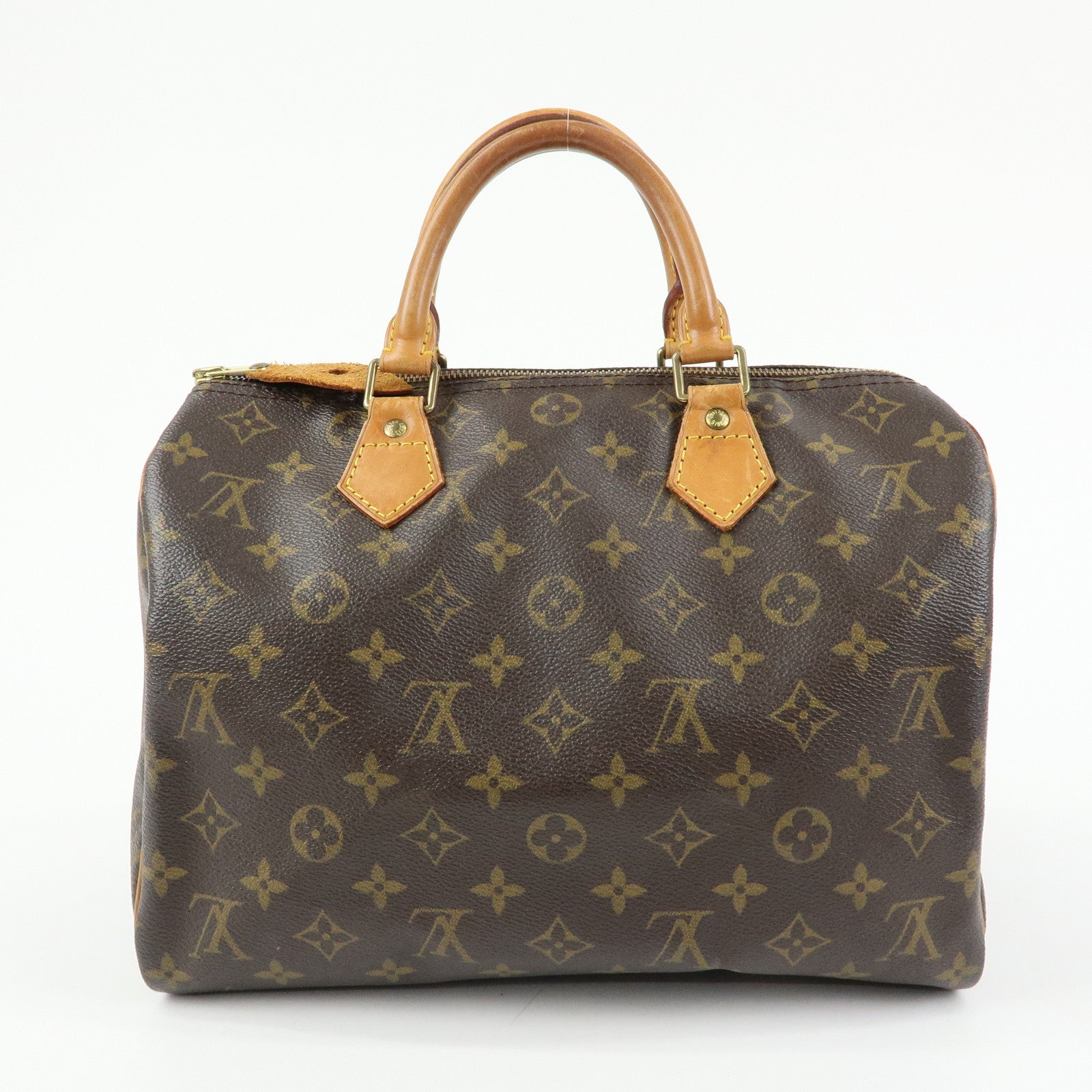 Louis Vuitton Monogram Speedy 30 Boston Bag Hand Bag Brown M41526