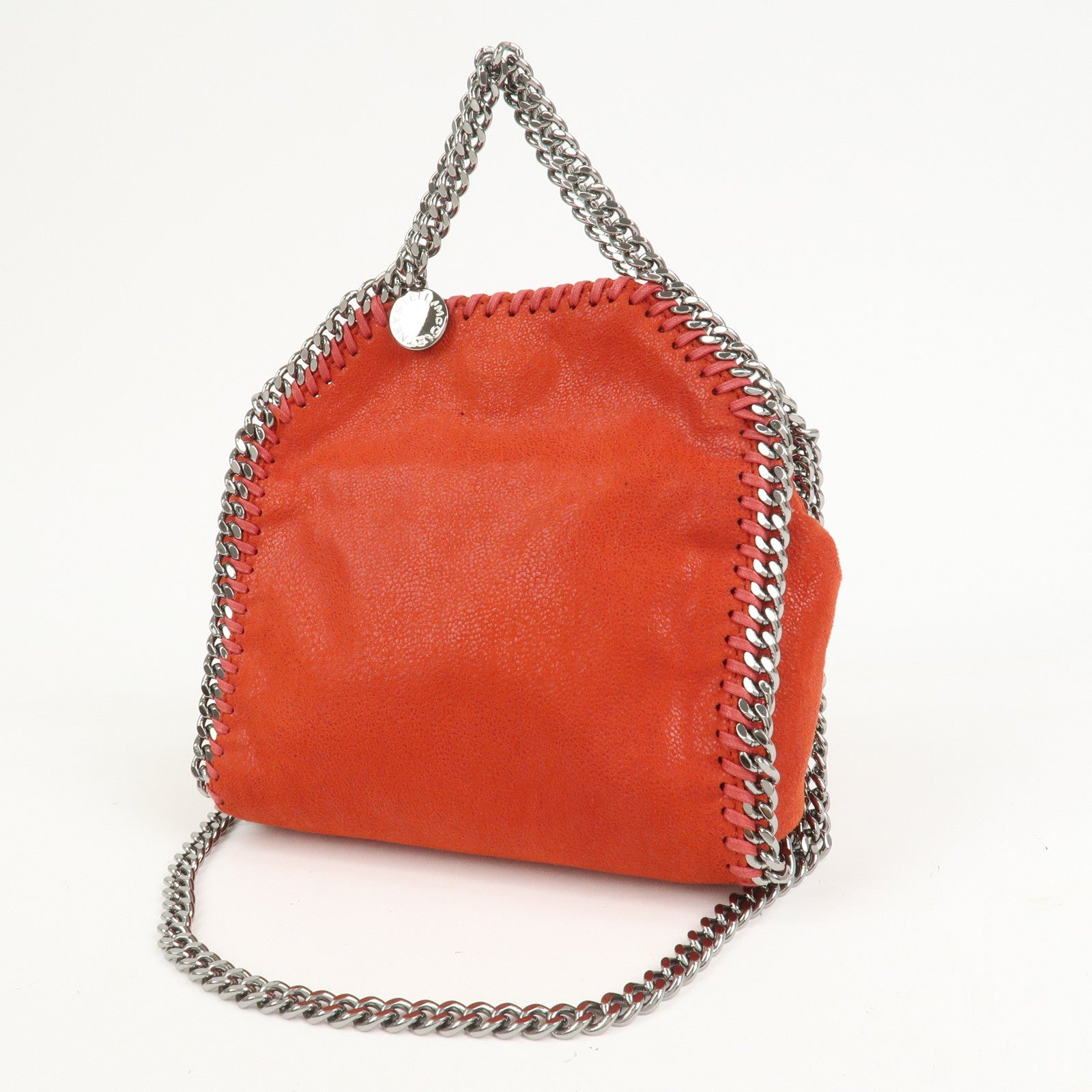 STELLA MCCARTNEY Falabella 2Way Bag Hand Bag Shoulder Bag Red