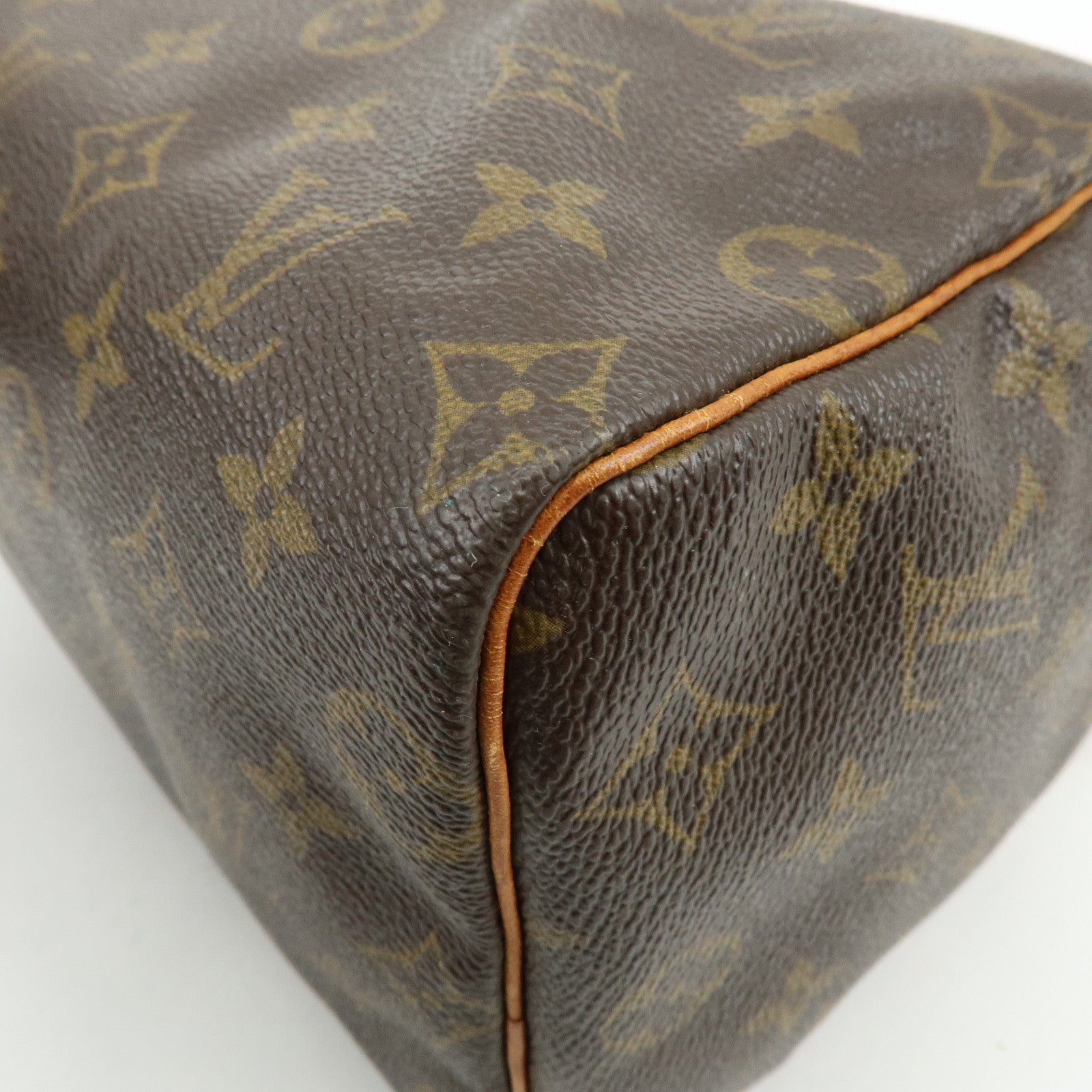 Louis Vuitton Monogram Speedy 25 Boston Bag Hand Bag Brown M41528
