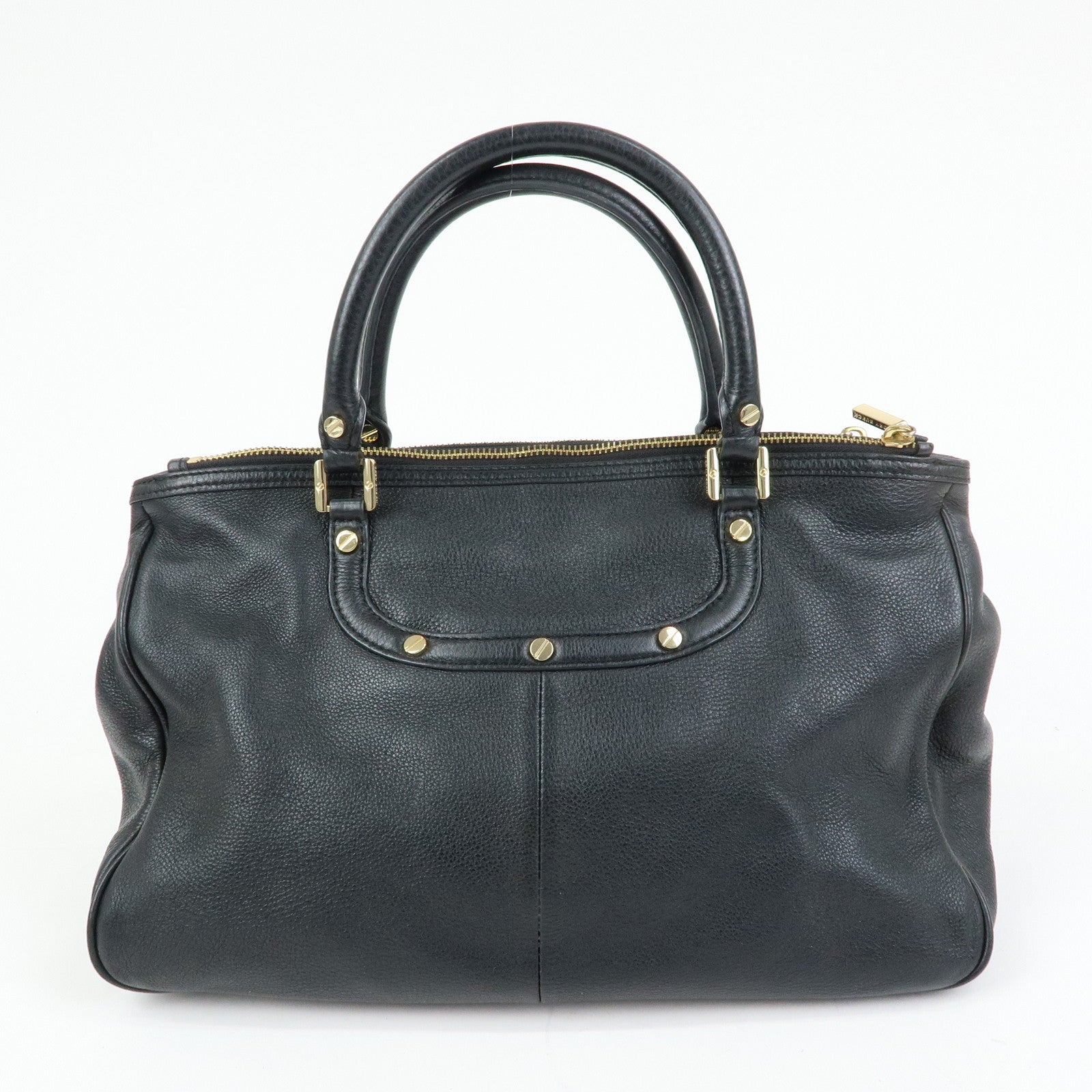 TORY BURCH Amanda Leather 2Way Bag Hand Bag Shoulder Bag Black