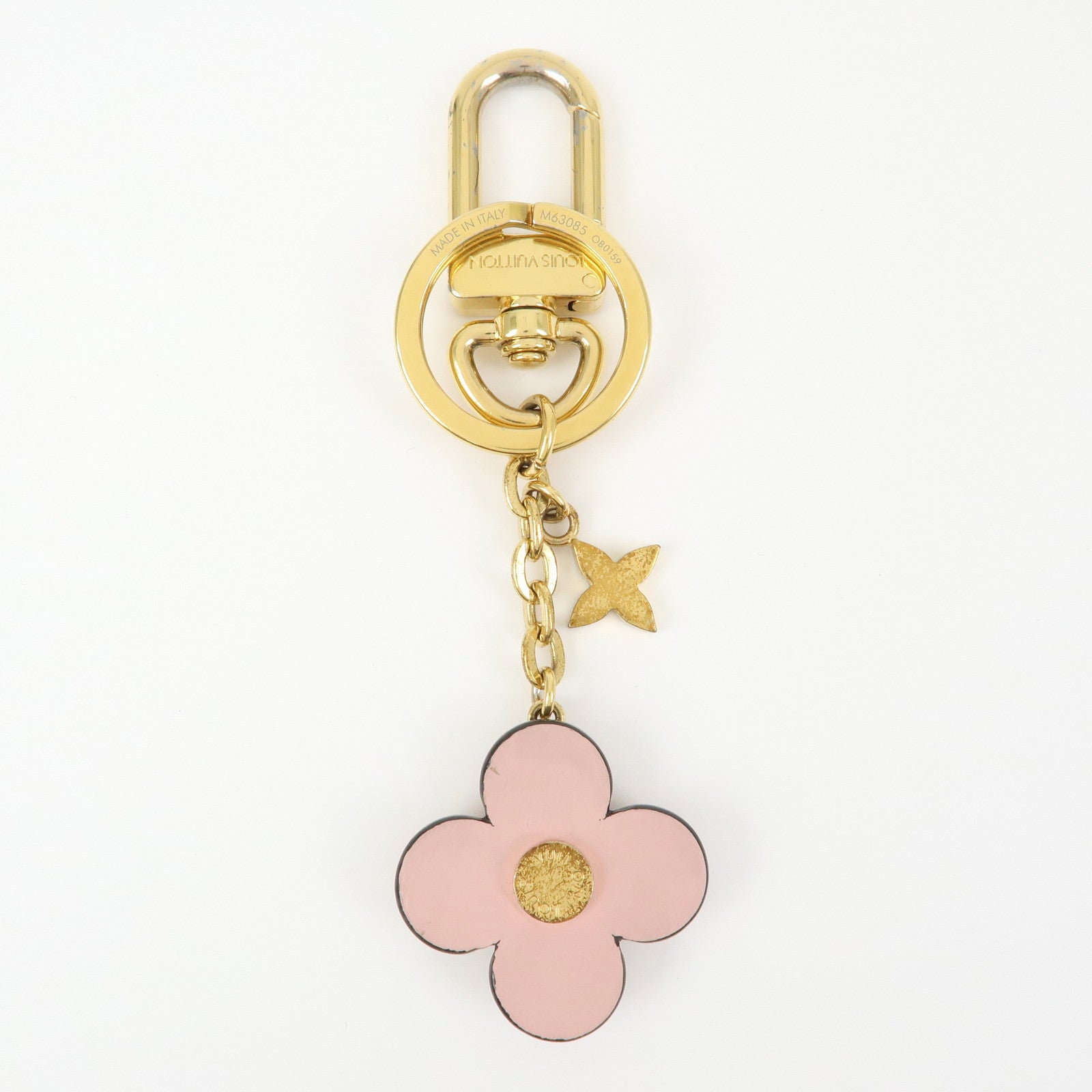 Louis Vuitton Porte Cles Blooming Flower BB Bag Charm Pink M63085