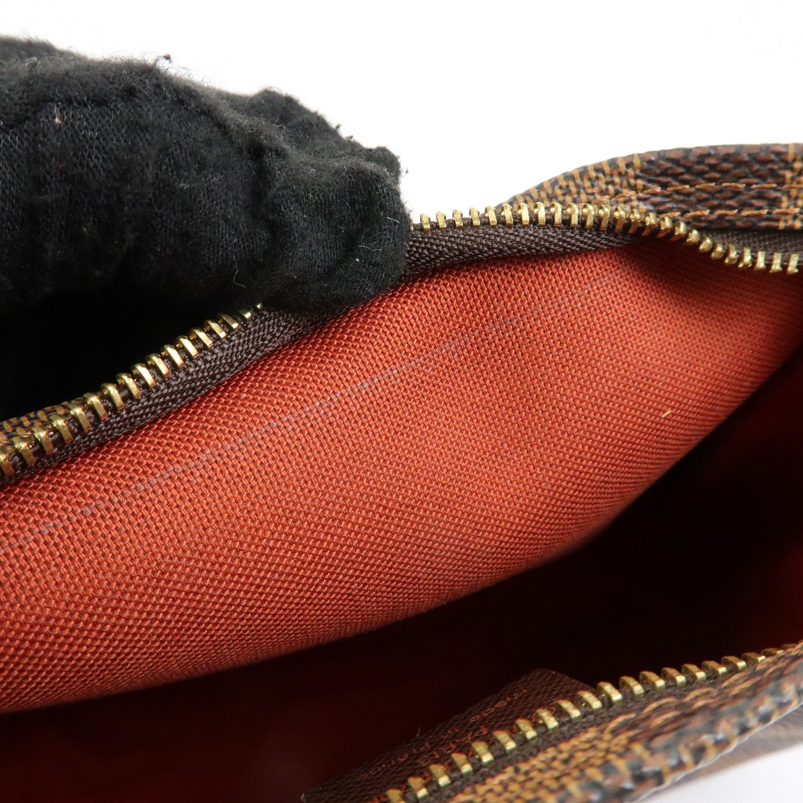 Louis Vuitton Damier Trousse Makeup Accessory Pouch Brown N51982