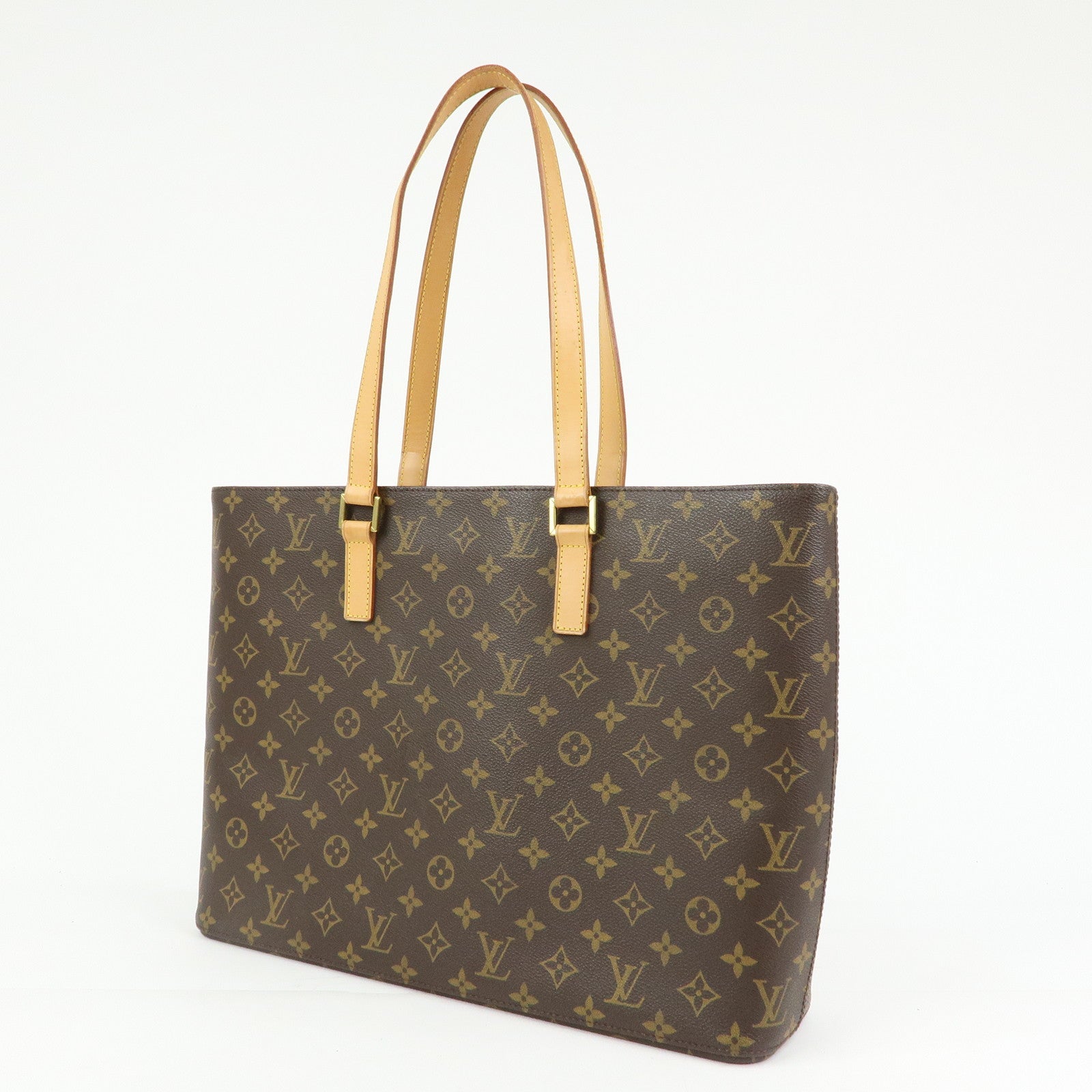 Louis Vuitton Monogram Luco Tote Bag Shoulder Bag Brown M51155