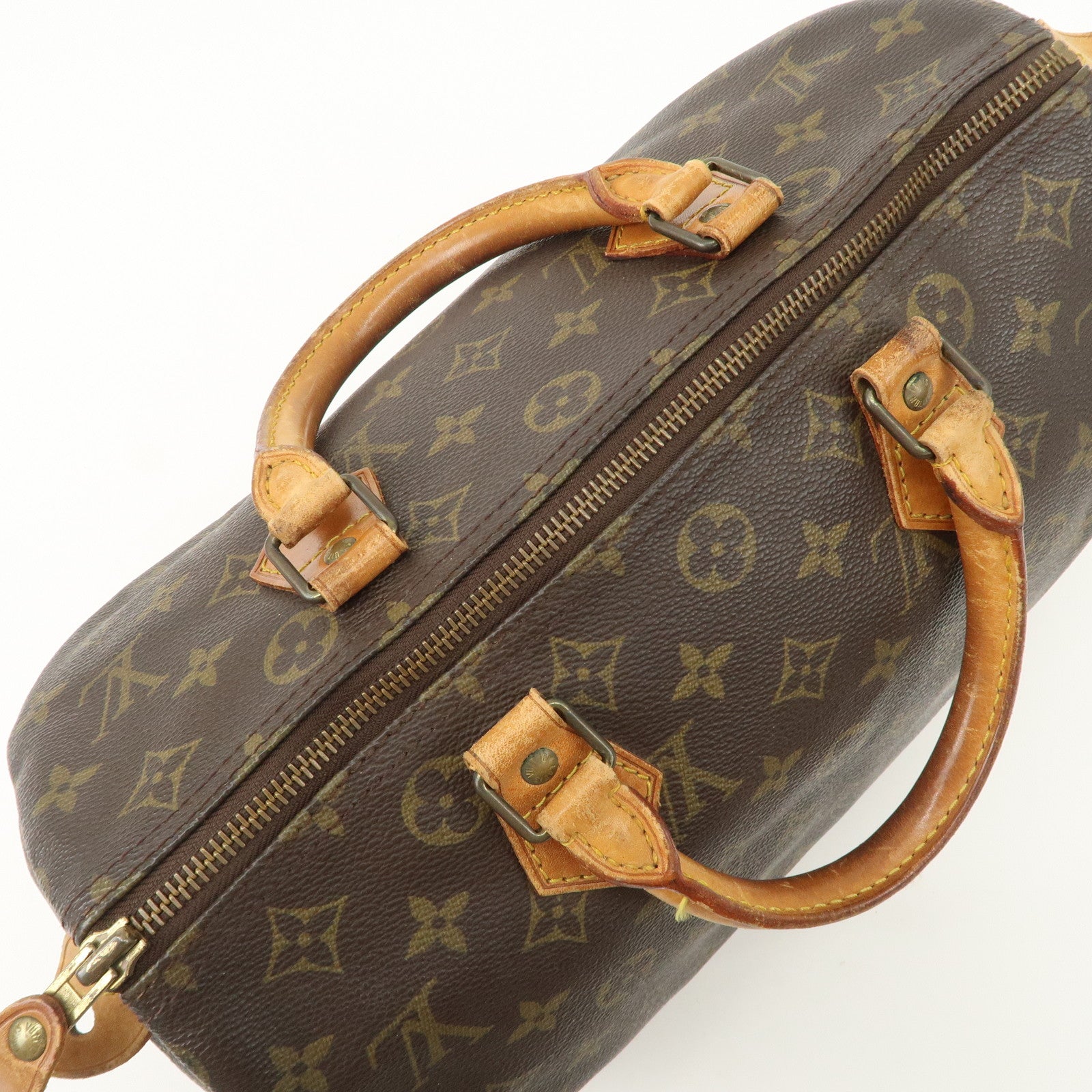 Louis Vuitton Monogram Speedy 30 Hand Bag Boston Bag M41526 Used