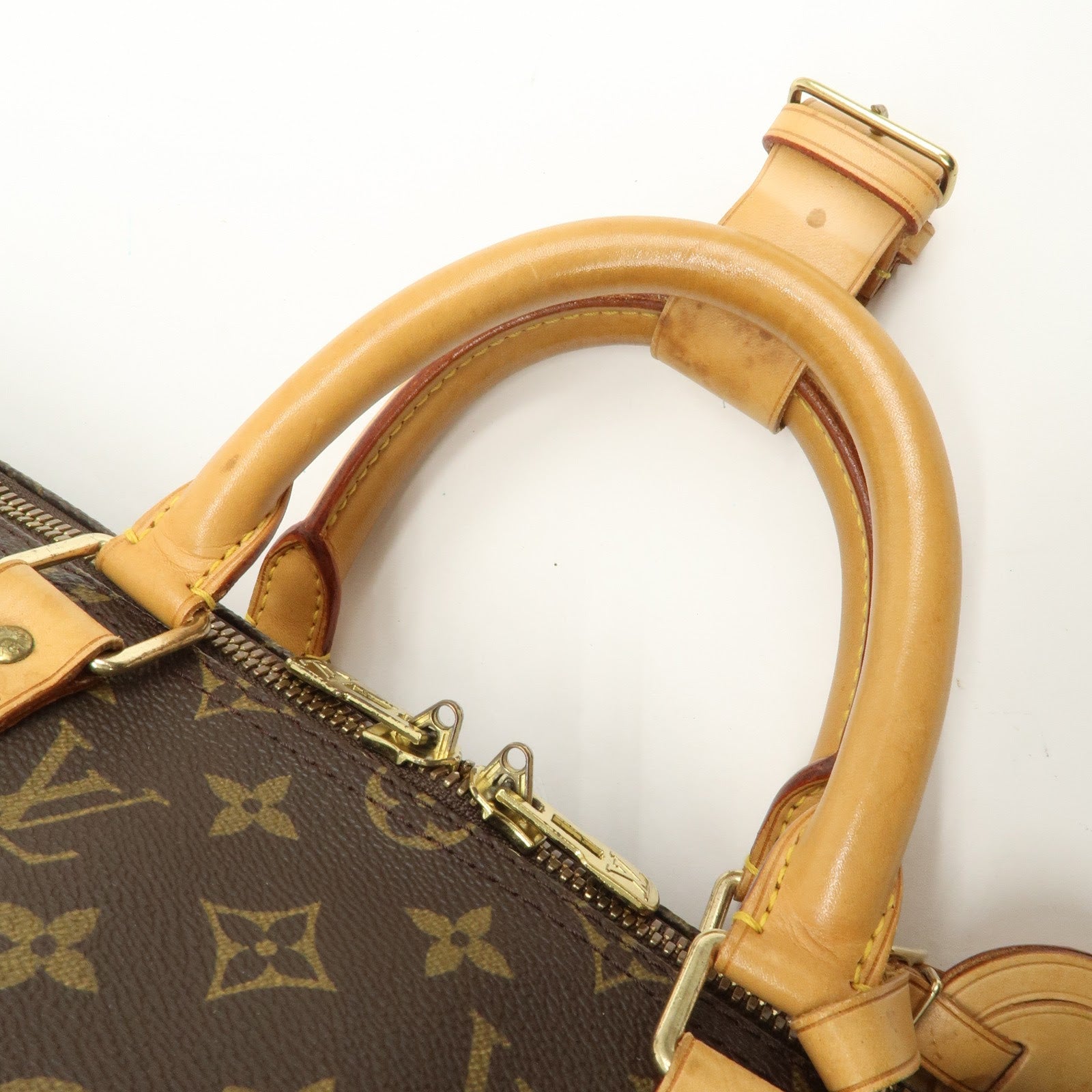 Louis Vuitton Monogram Keep All 50 Bag Boston Bag Brown M41426 Used