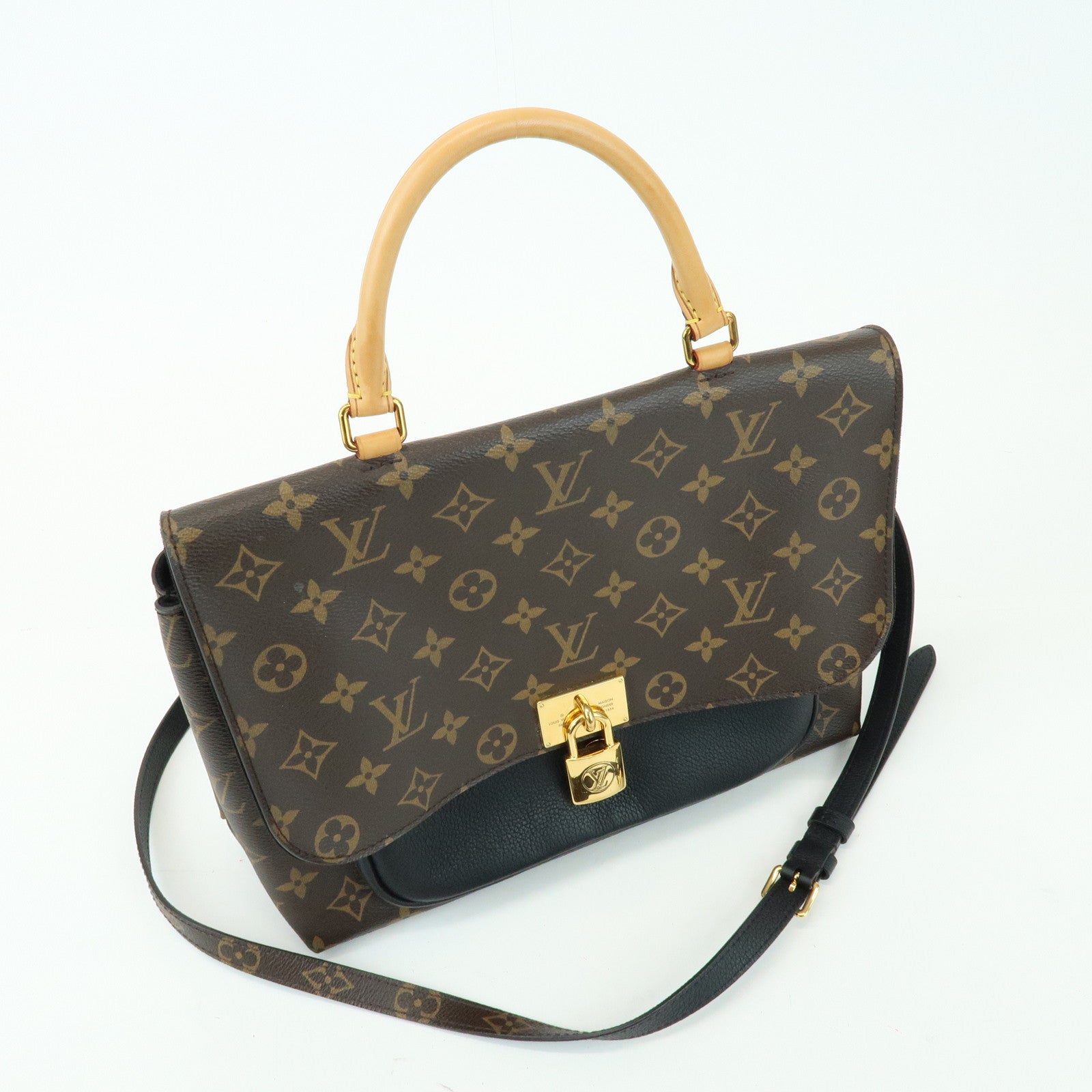 Louis Vuitton Monogram Marignan Canvas 2Way Bag Hand Bag M44259