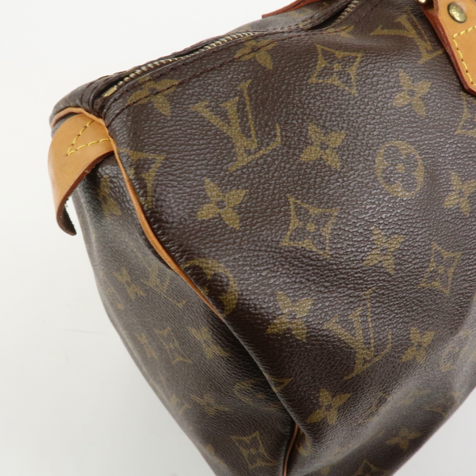 Louis Vuitton Monogram Speedy 40 Hand Bag Boston Bag Brown M41522