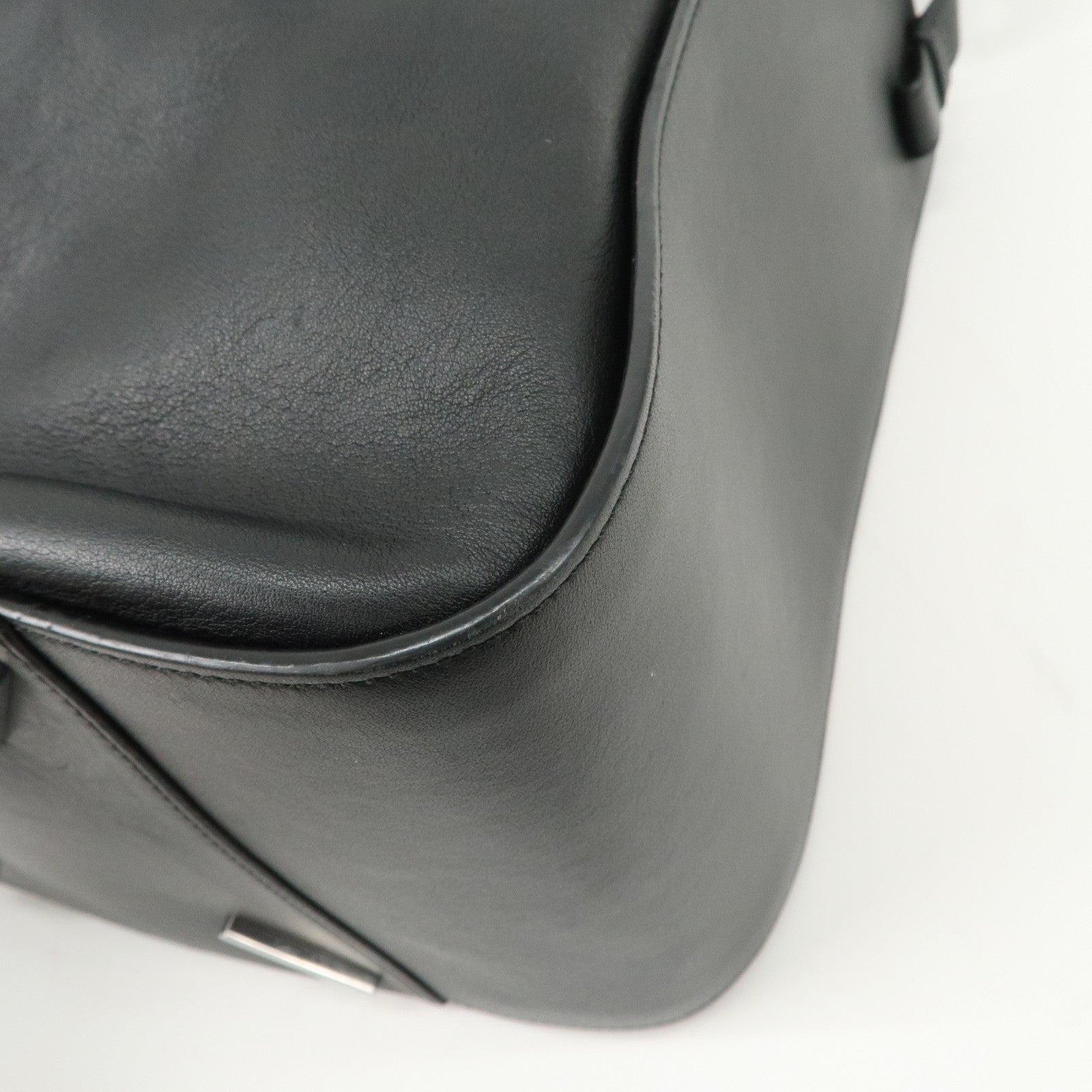 LOEWE Hammock Medium Leather 2Way Bag Shoulder Bag Hand Bag Black