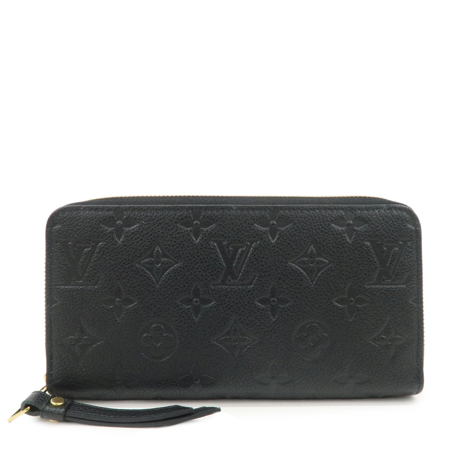 Louis Vuitton Monogram Empreinte Zippy Wallet Noir M61864
