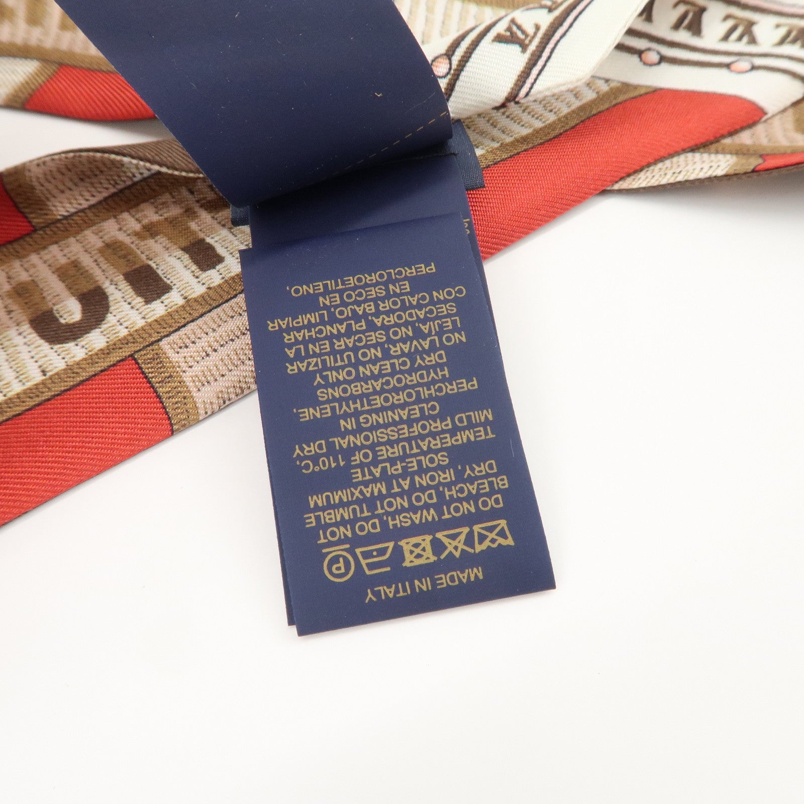 Louis Vuitton Monogram Silk Bandeau BB LV Details Brown M78147