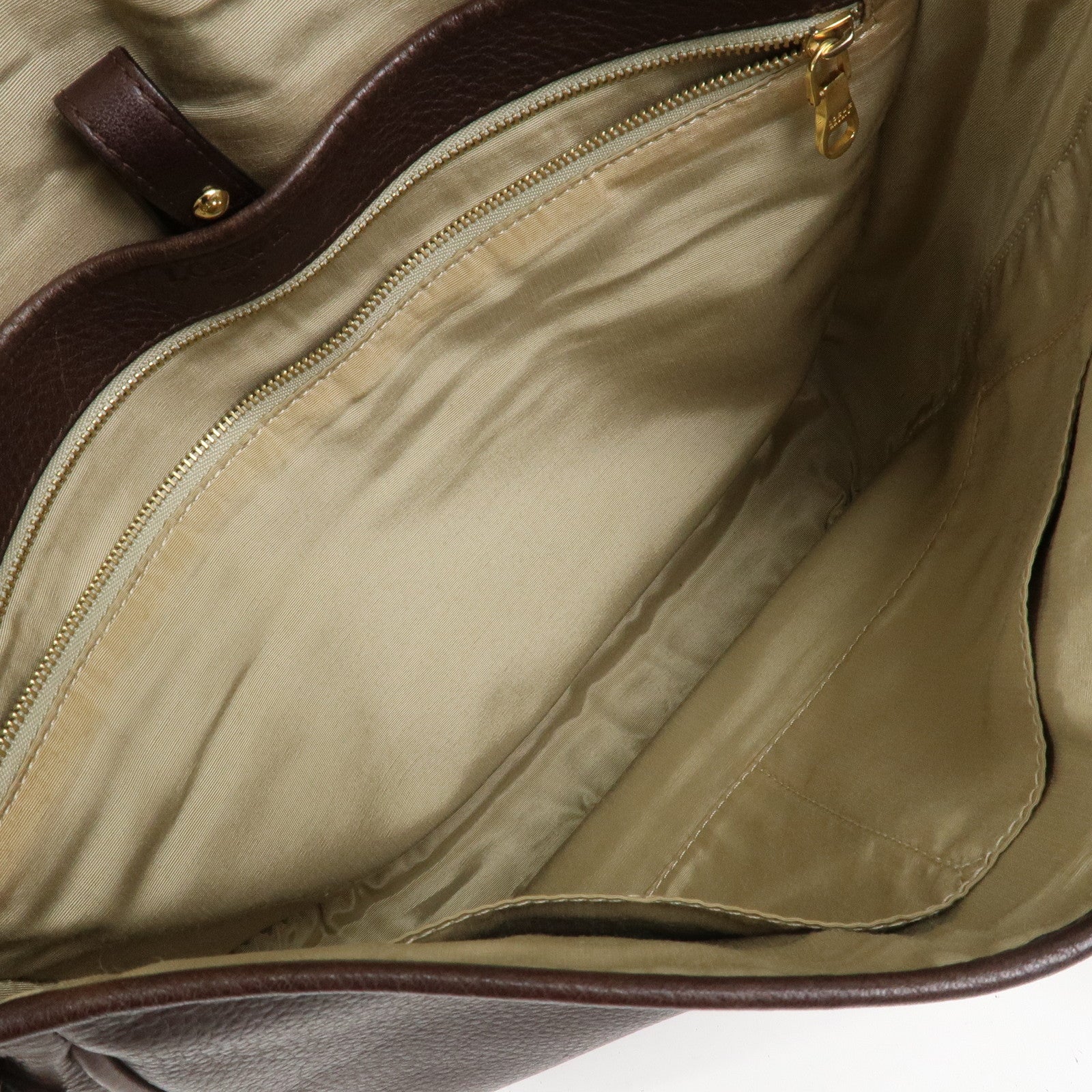 LOEWE Heritage Leather Shoulder Bag Cross Body Bag Brown