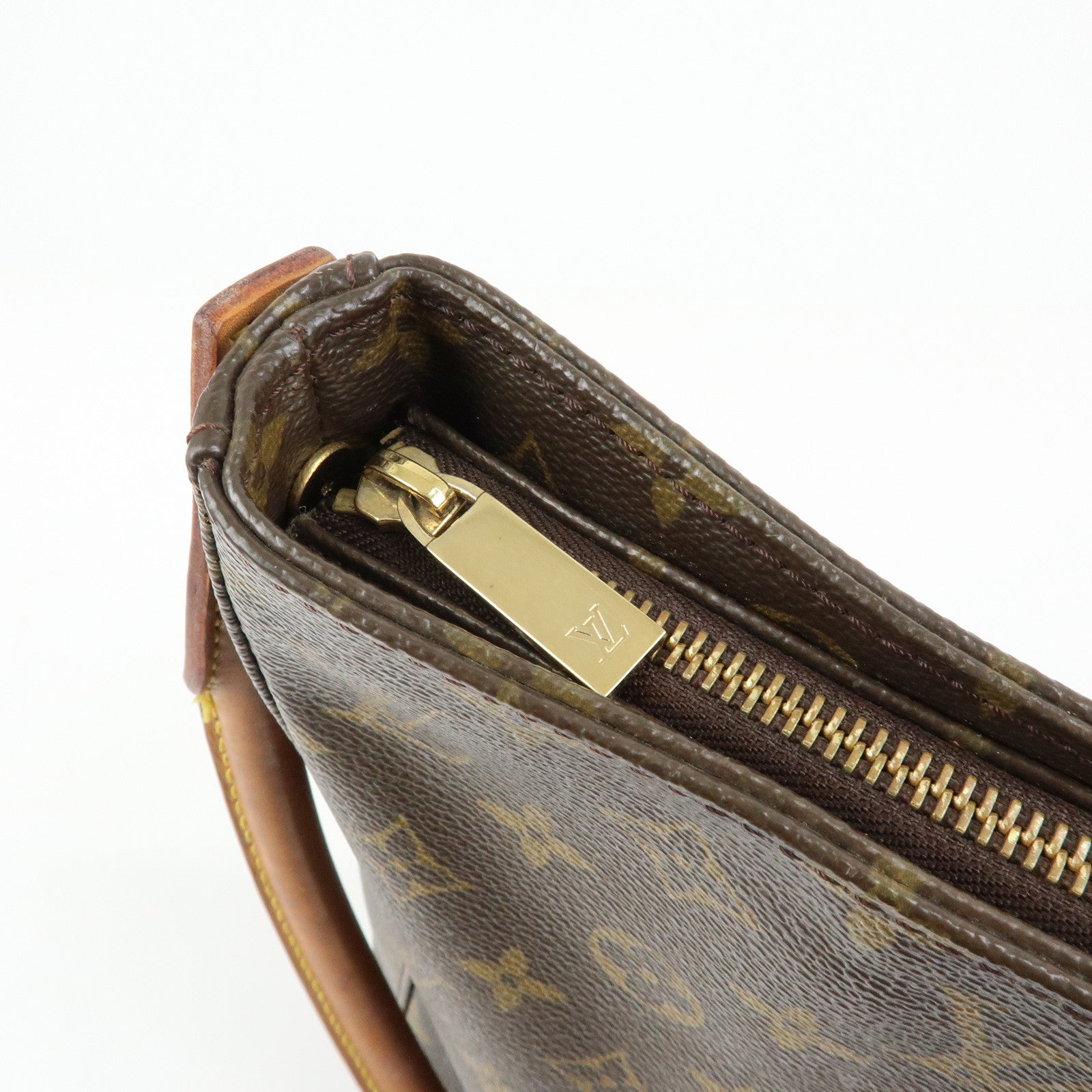 Louis Vuitton Monogram Looping GM Shoulder Bag Brown M51145