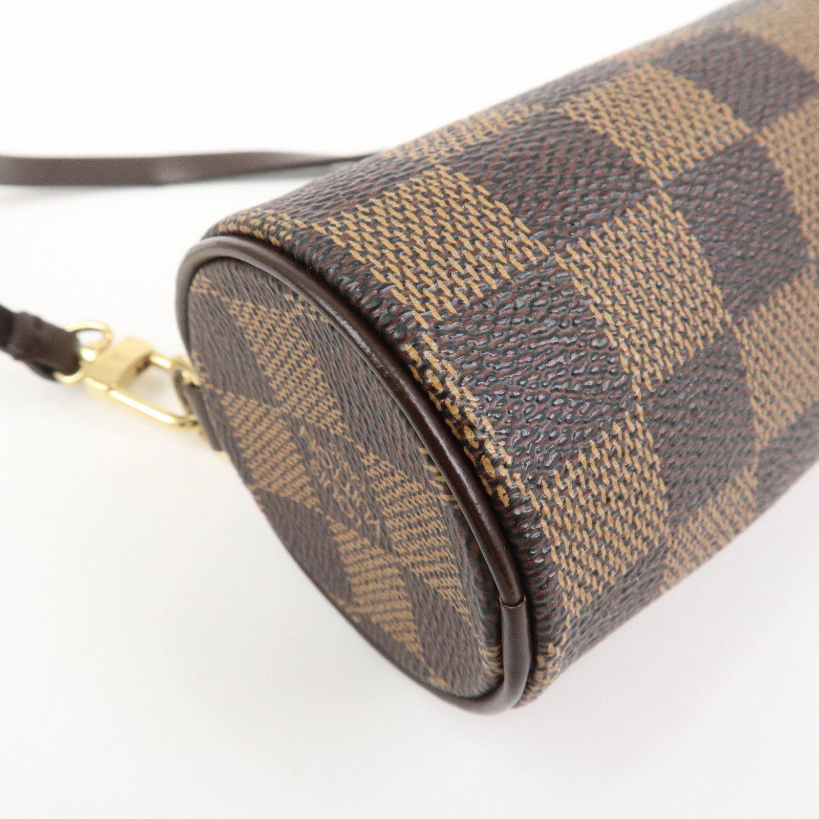 Louis Vuitton Damier Ebene Mini Pouch for Papillon Bag Brown