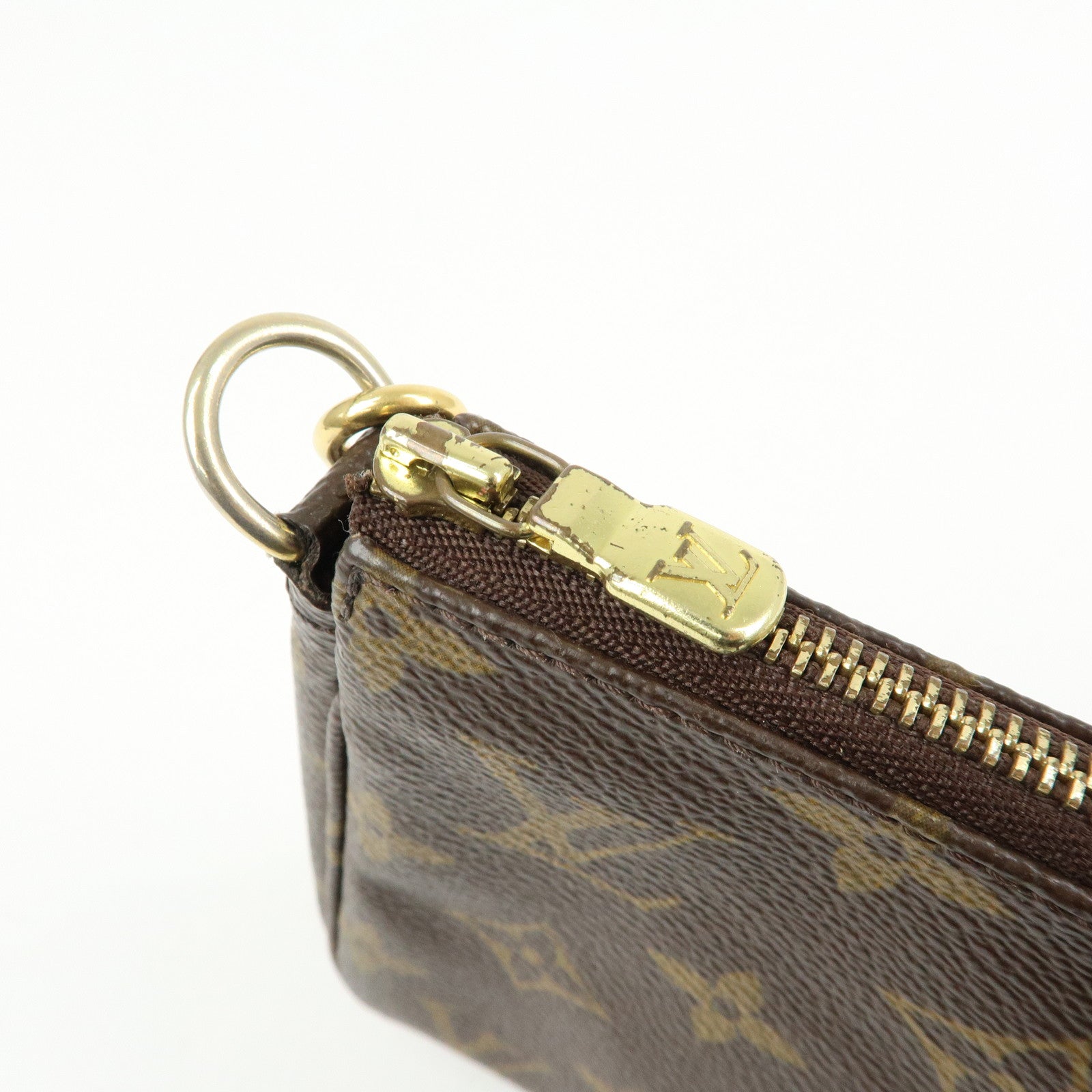 Louis Vuitton Monogram Pochette Accessoires Pouch Hand Bag M51980