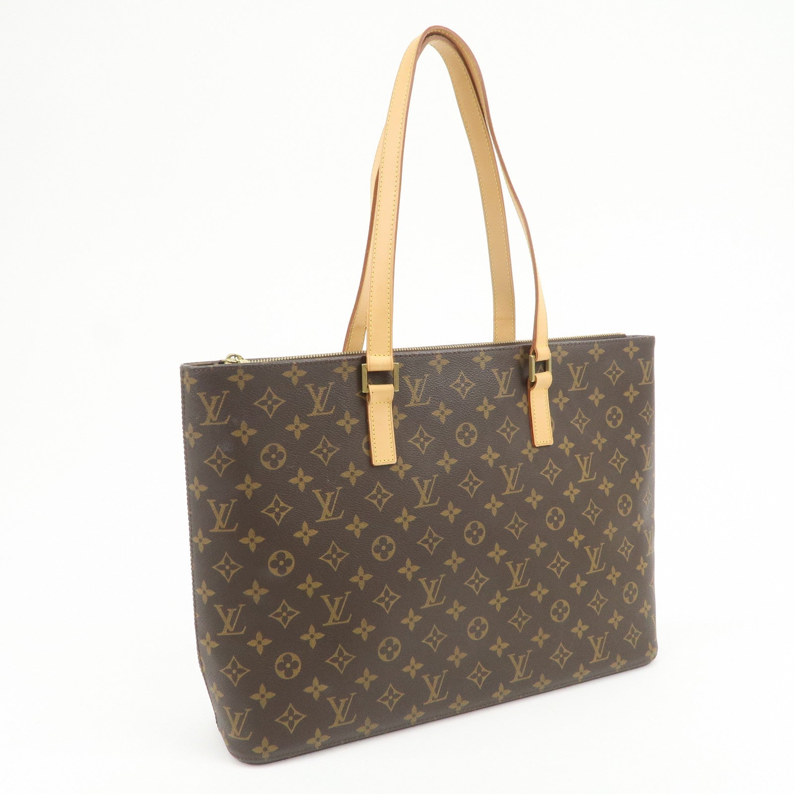 Louis Vuitton Monogram Luco Tote Bag Shoulder Bag Brown M51155