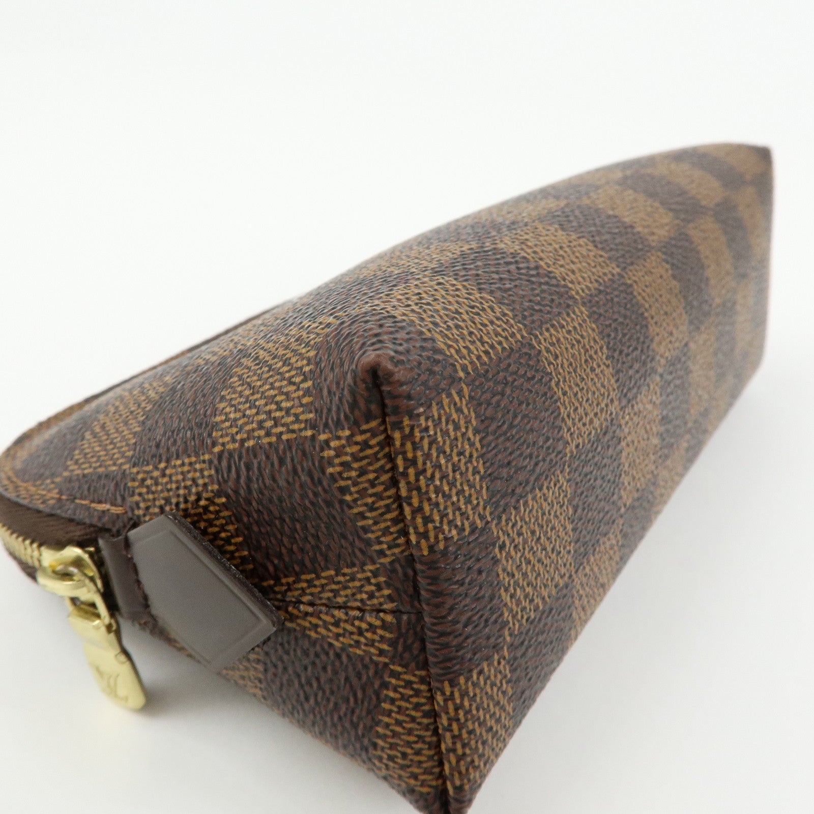 Louis Vuitton Damier Pochette Cosmetic PM Pouch Brown N47516