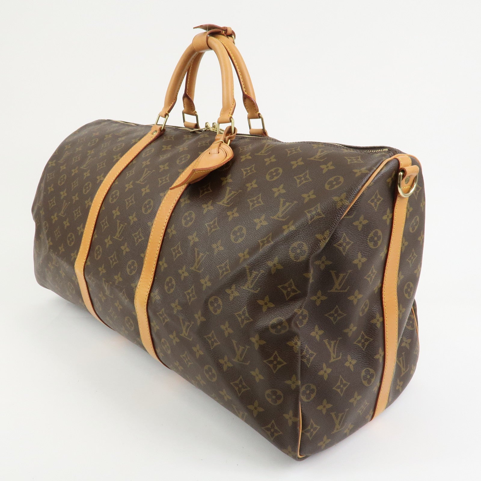 Louis Vuitton Monogram Keep All Bandouliere 60 Boston Bag M41412
