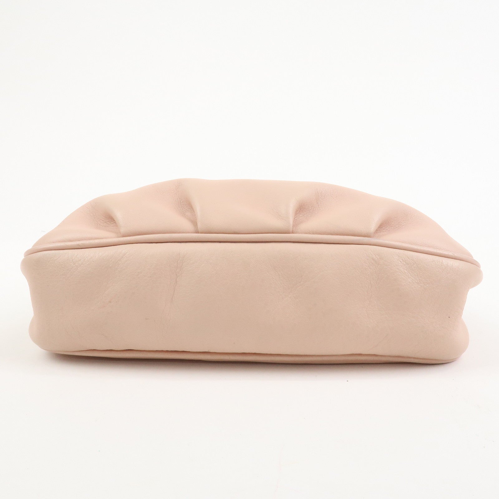 FENDI Leather Chain Shoulder Bag Purse Crossbody Bag 8M0276