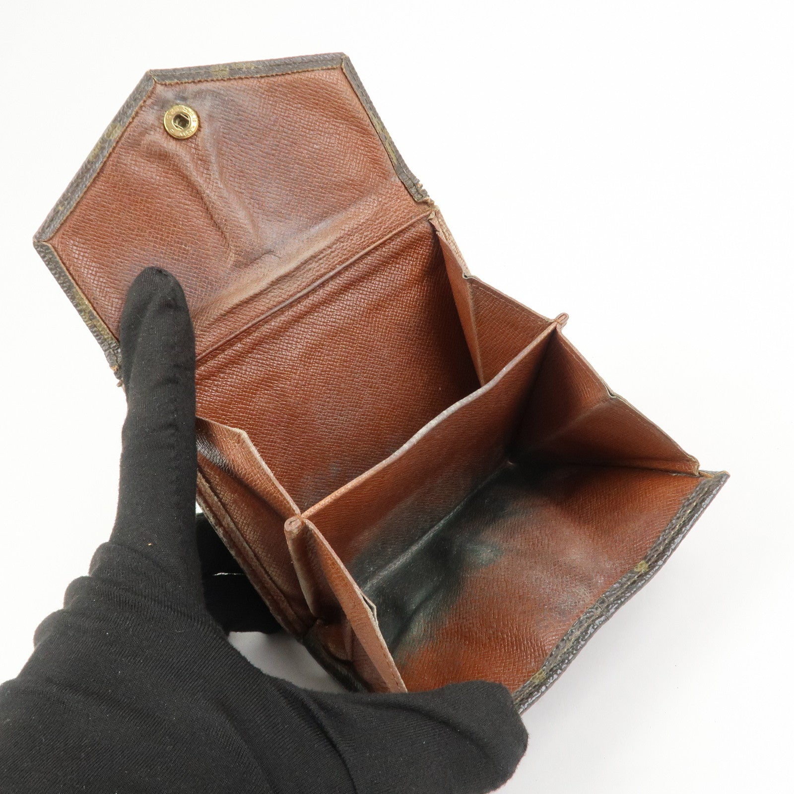 Louis Vuitton Monogram Set of 3 Wallets Brown M61652/M61660